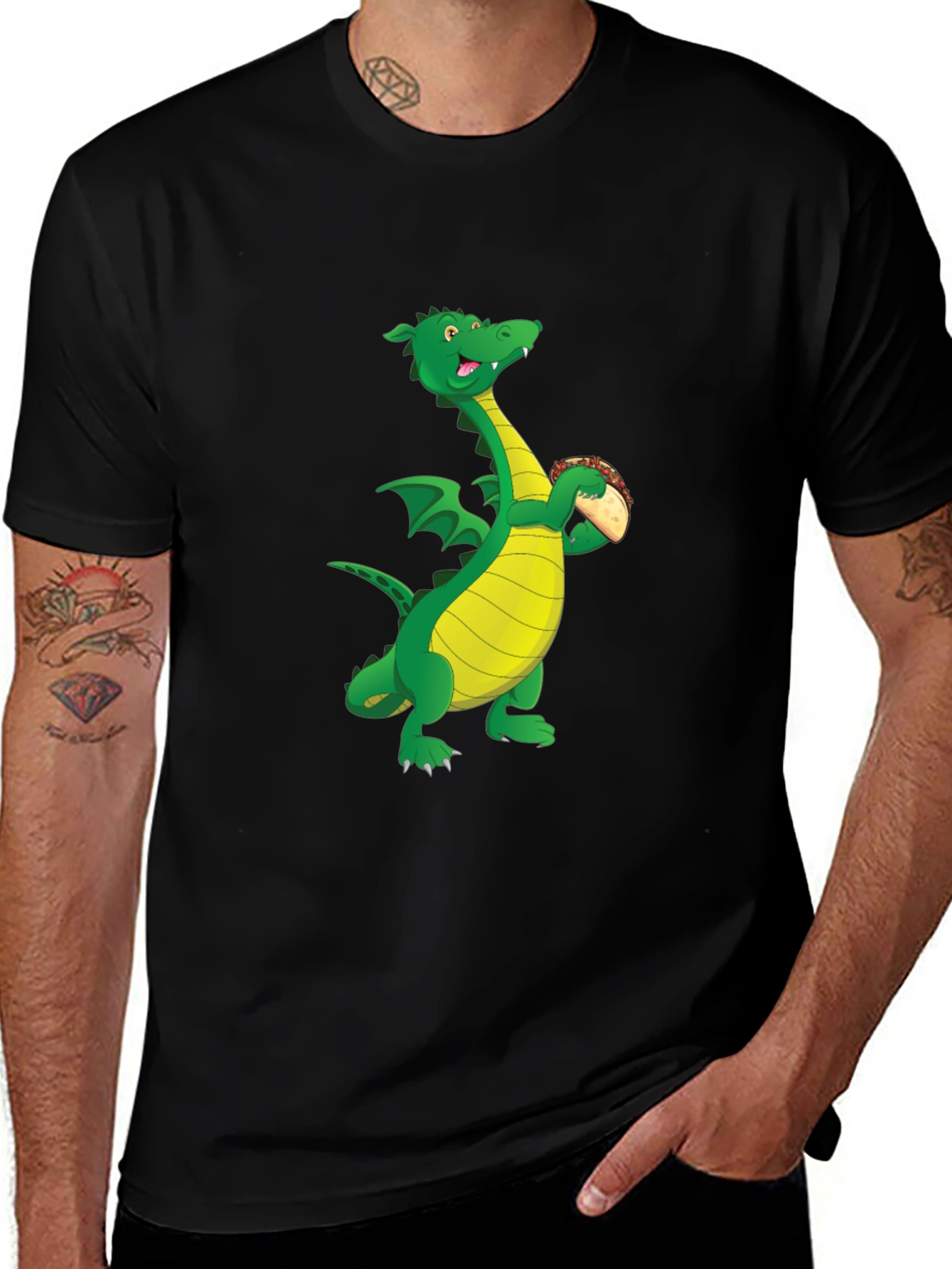 Dragon Eating Taco Graphic Tee