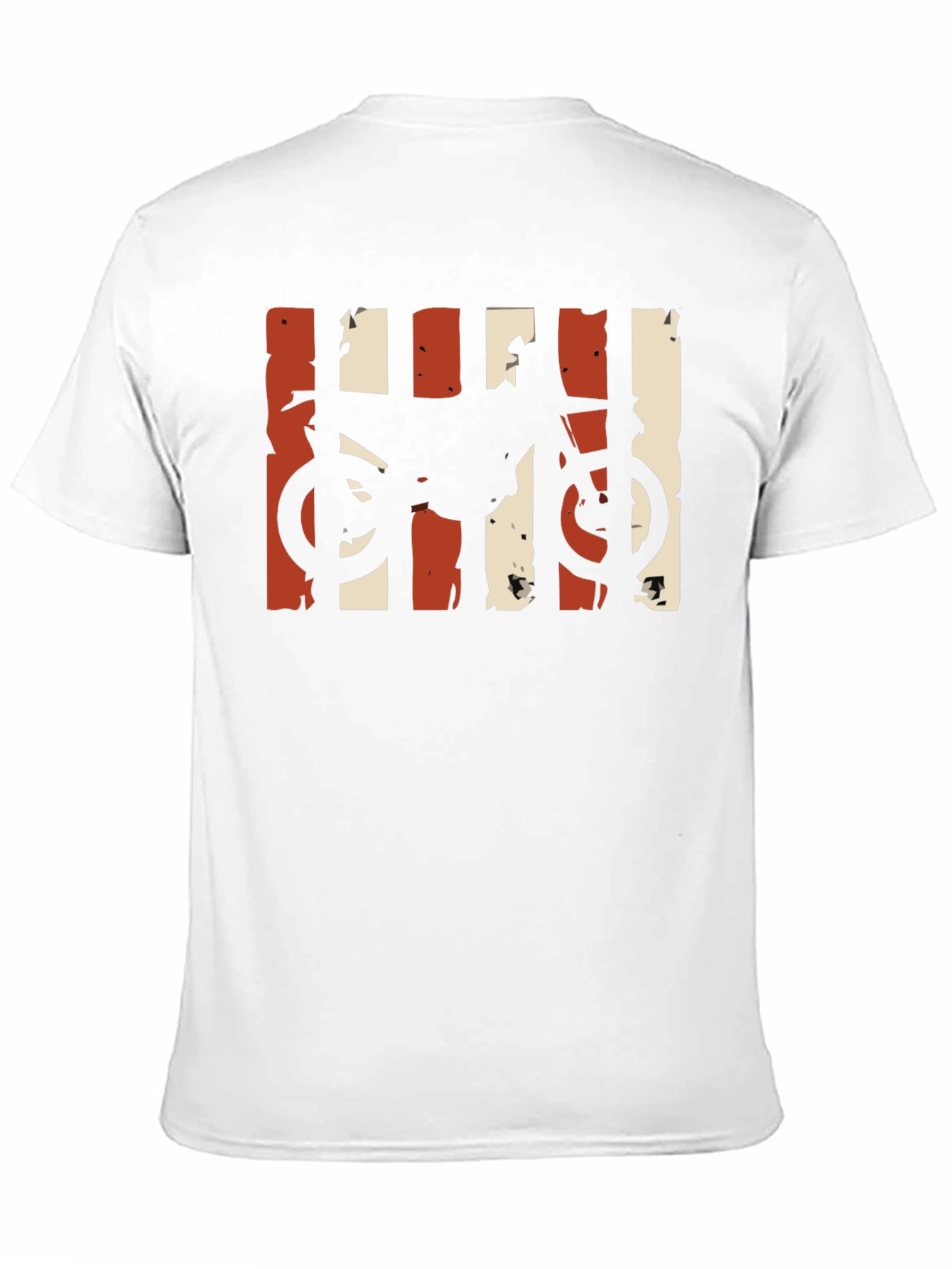 Motorcycle Graphic T-Shirt - Distressed Retro Design