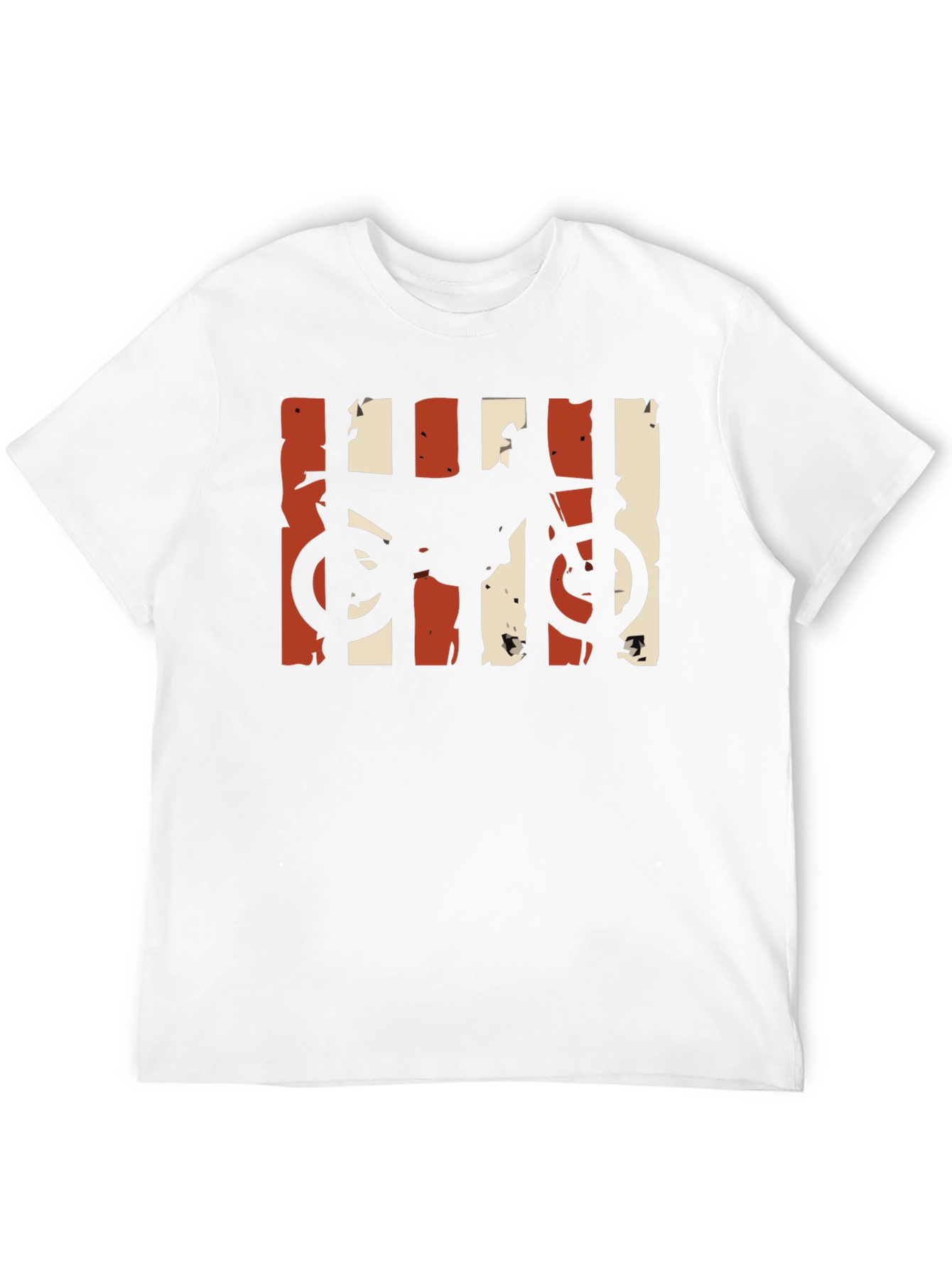 Motorcycle Graphic T-Shirt - Distressed Retro Design