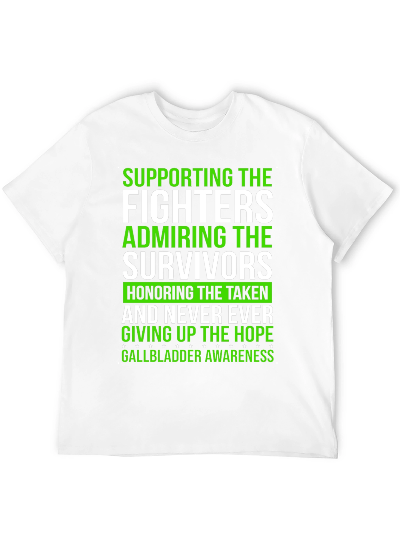 Gallbladder Awareness T-Shirt - Support Fighters
