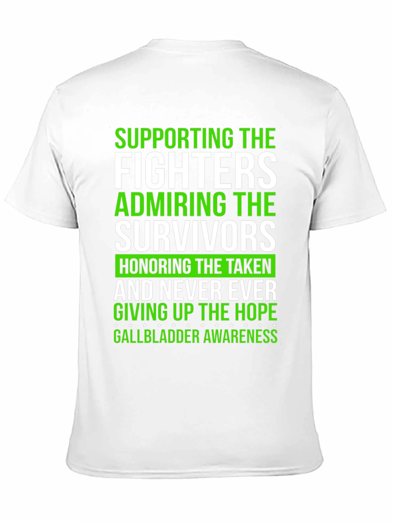 Gallbladder Awareness T-Shirt - Support Fighters