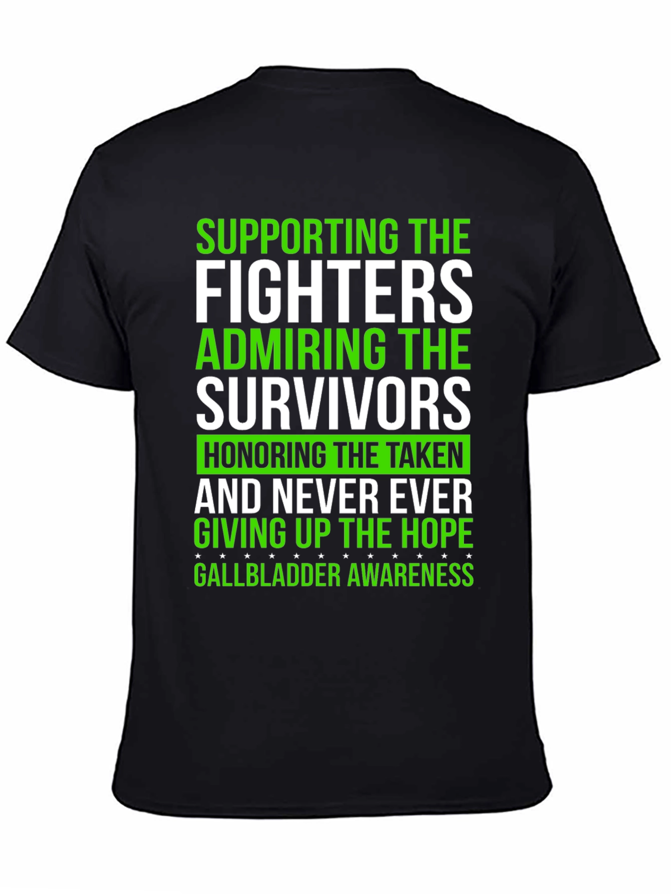 Gallbladder Awareness T-Shirt - Support Fighters