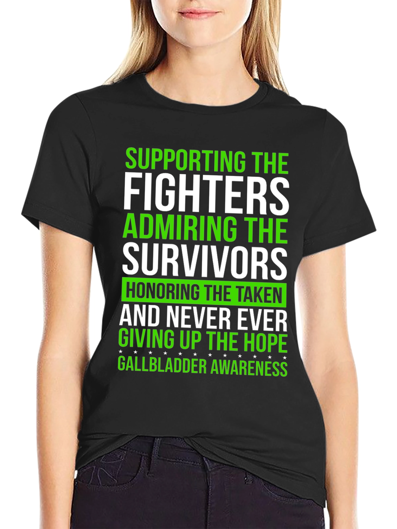 Gallbladder Awareness T-Shirt - Support Fighters