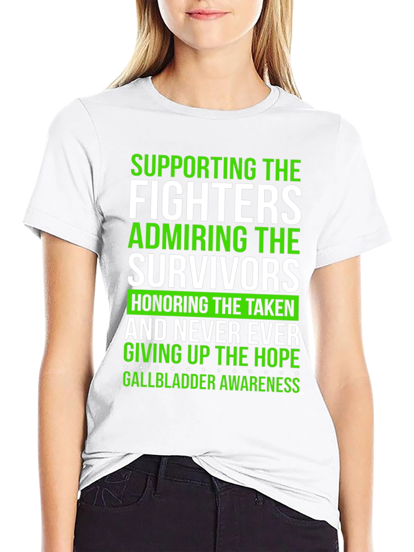 Gallbladder Awareness T-Shirt - Support Fighters