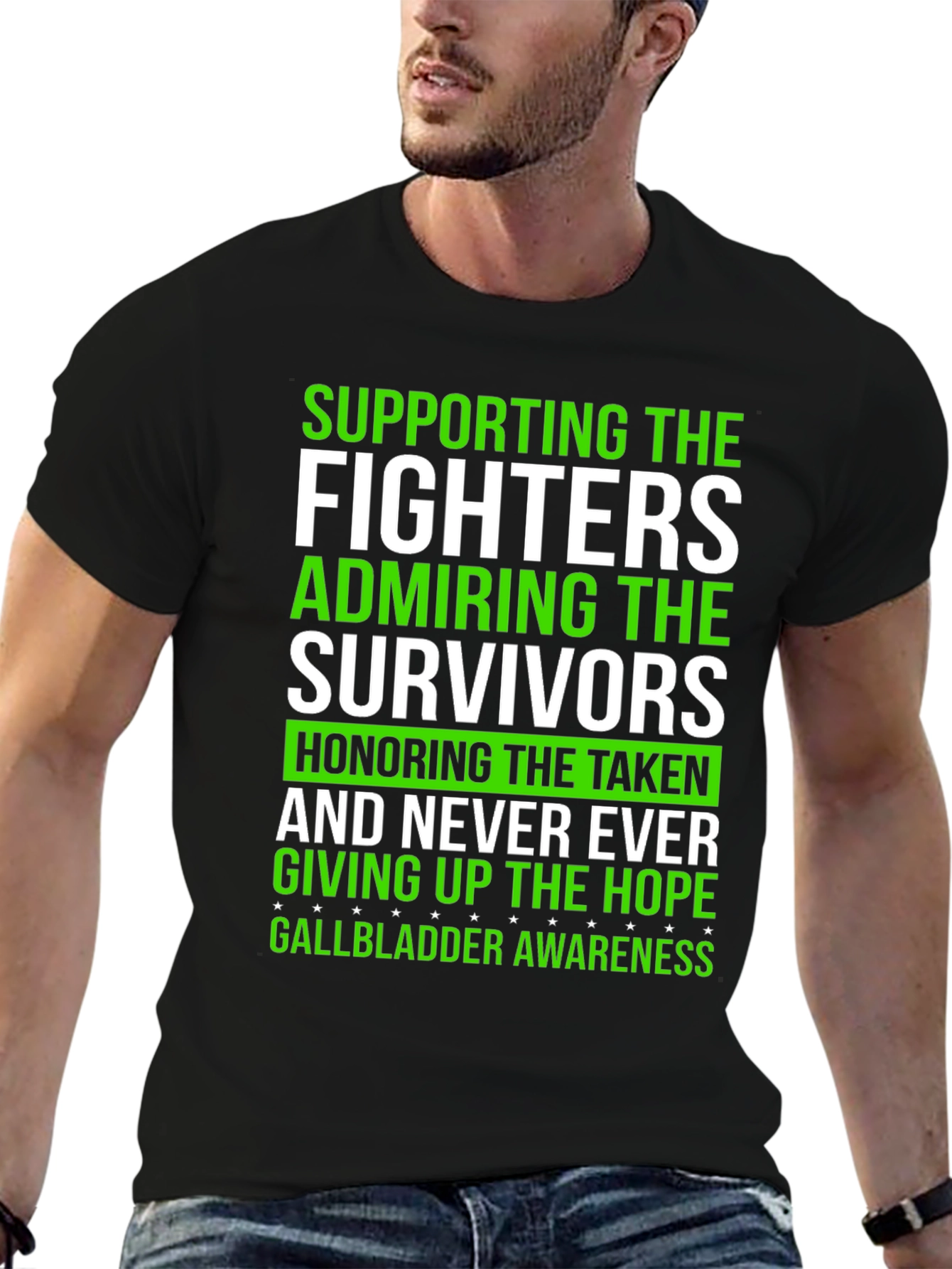 Gallbladder Awareness T-Shirt - Support Fighters