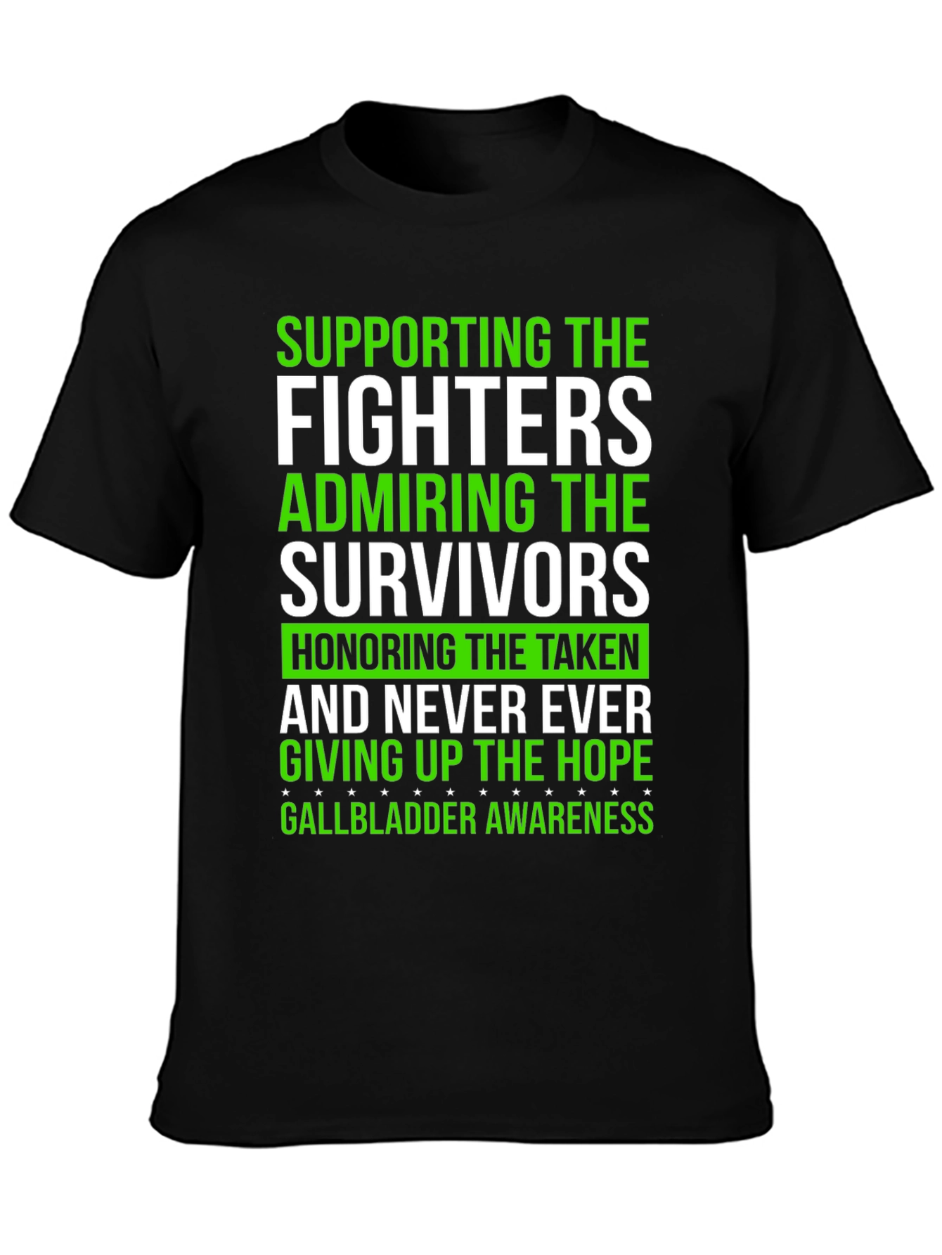 Gallbladder Awareness T-Shirt - Support Fighters