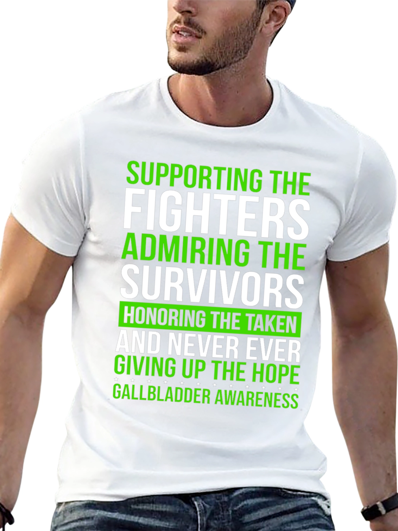 Gallbladder Awareness T-Shirt - Support Fighters