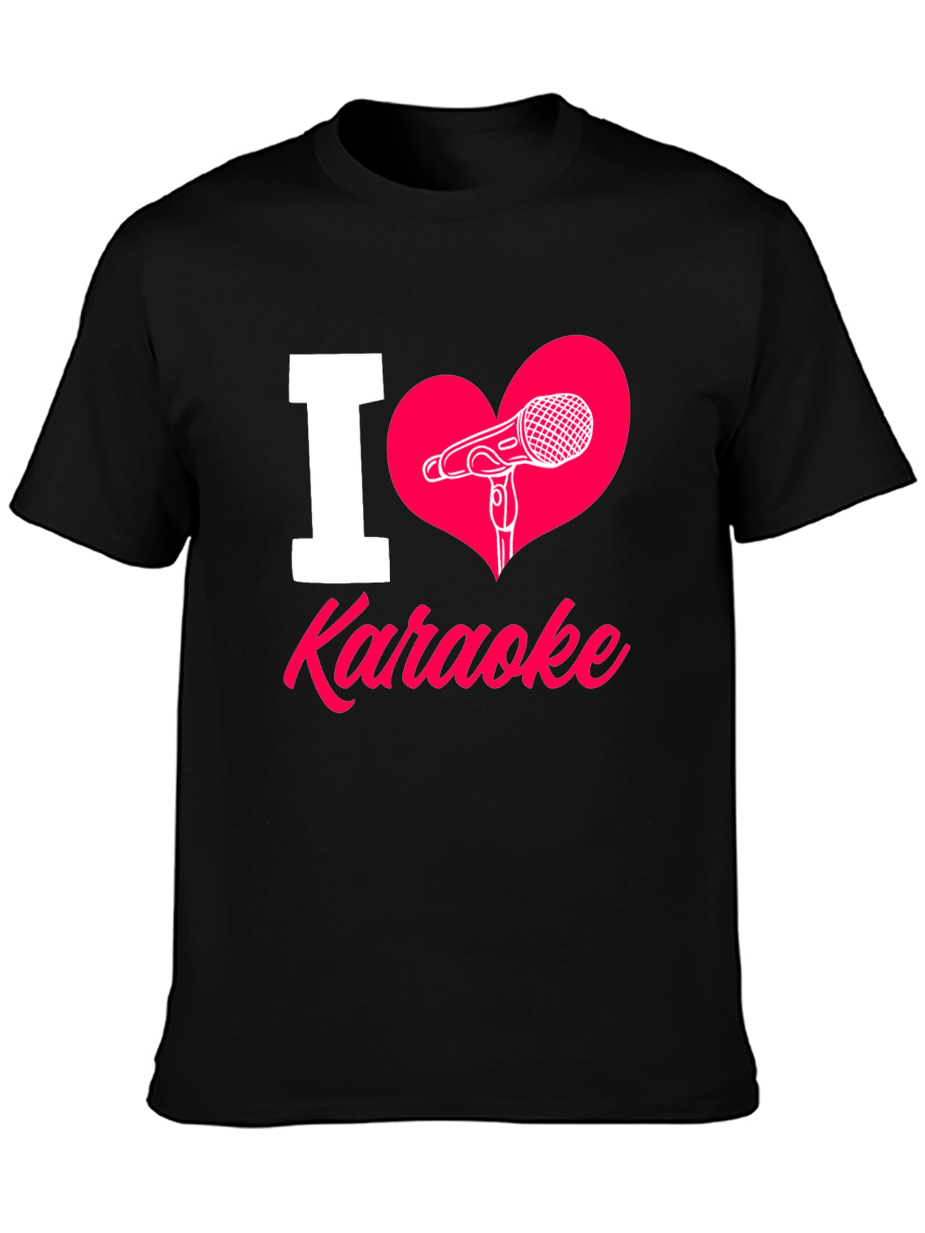 I Love Karaoke T-Shirt - Music Lover Tee