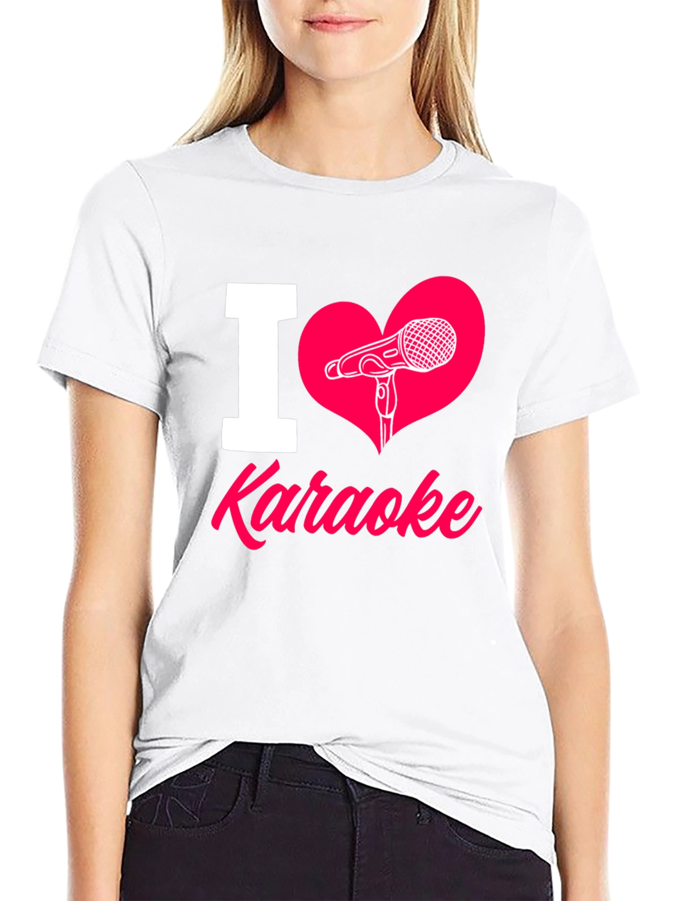 I Love Karaoke T-Shirt - Music Lover Tee