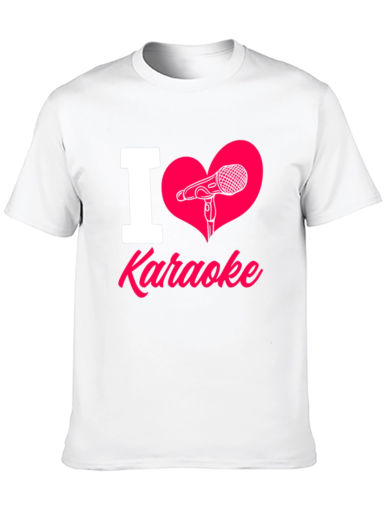 I Love Karaoke T-Shirt - Music Lover Tee