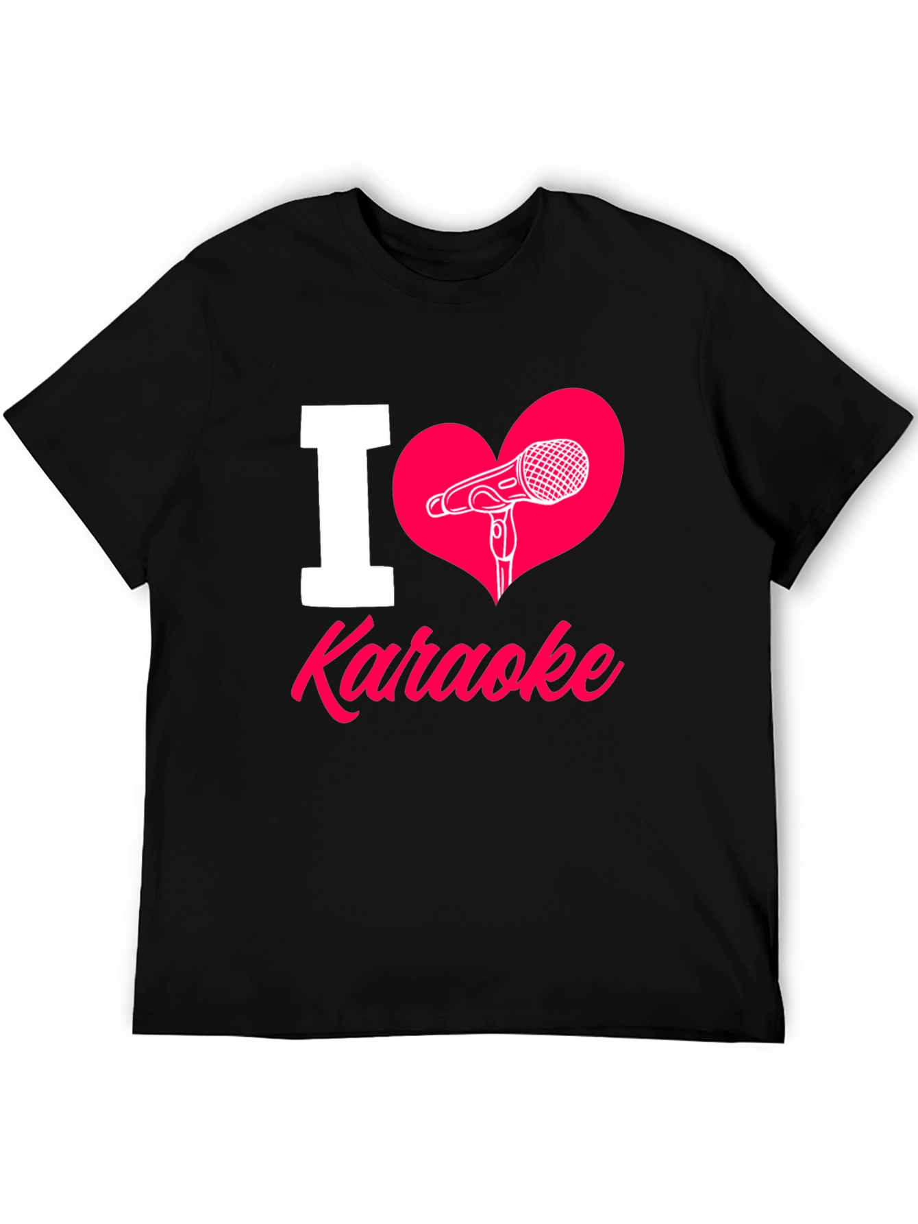 I Love Karaoke T-Shirt - Music Lover Tee