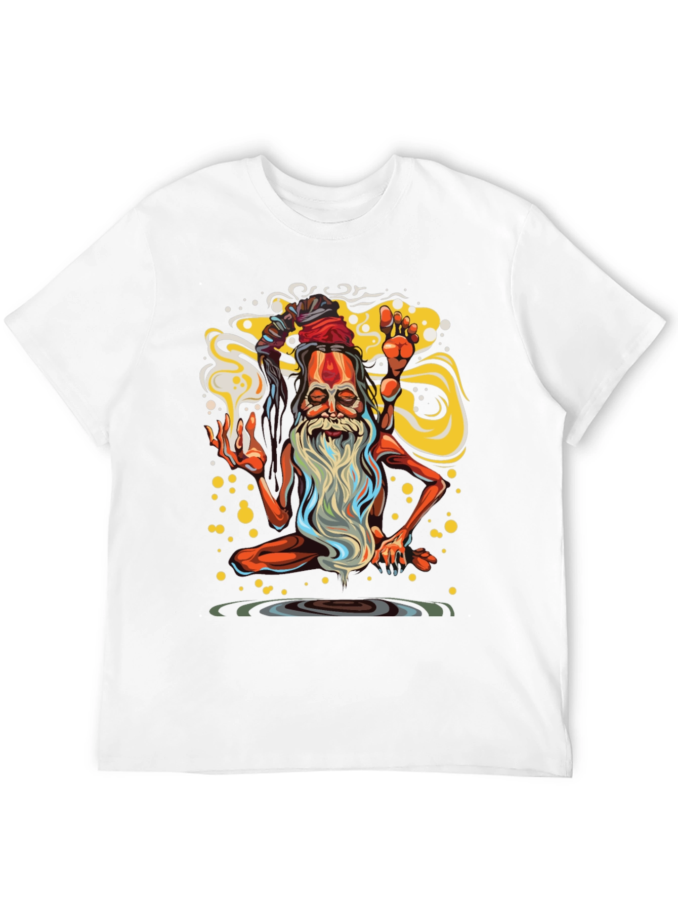 Mystic Yogi Graphic T-Shirt - Spiritual Design