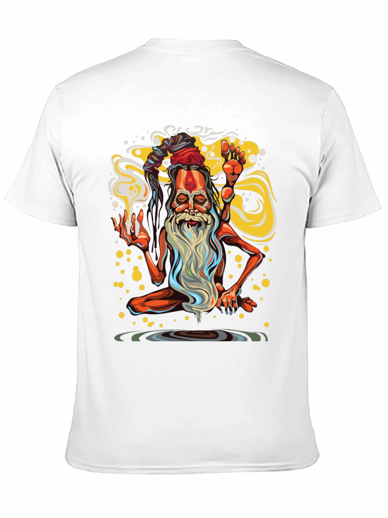 Mystic Yogi Graphic T-Shirt - Spiritual Design