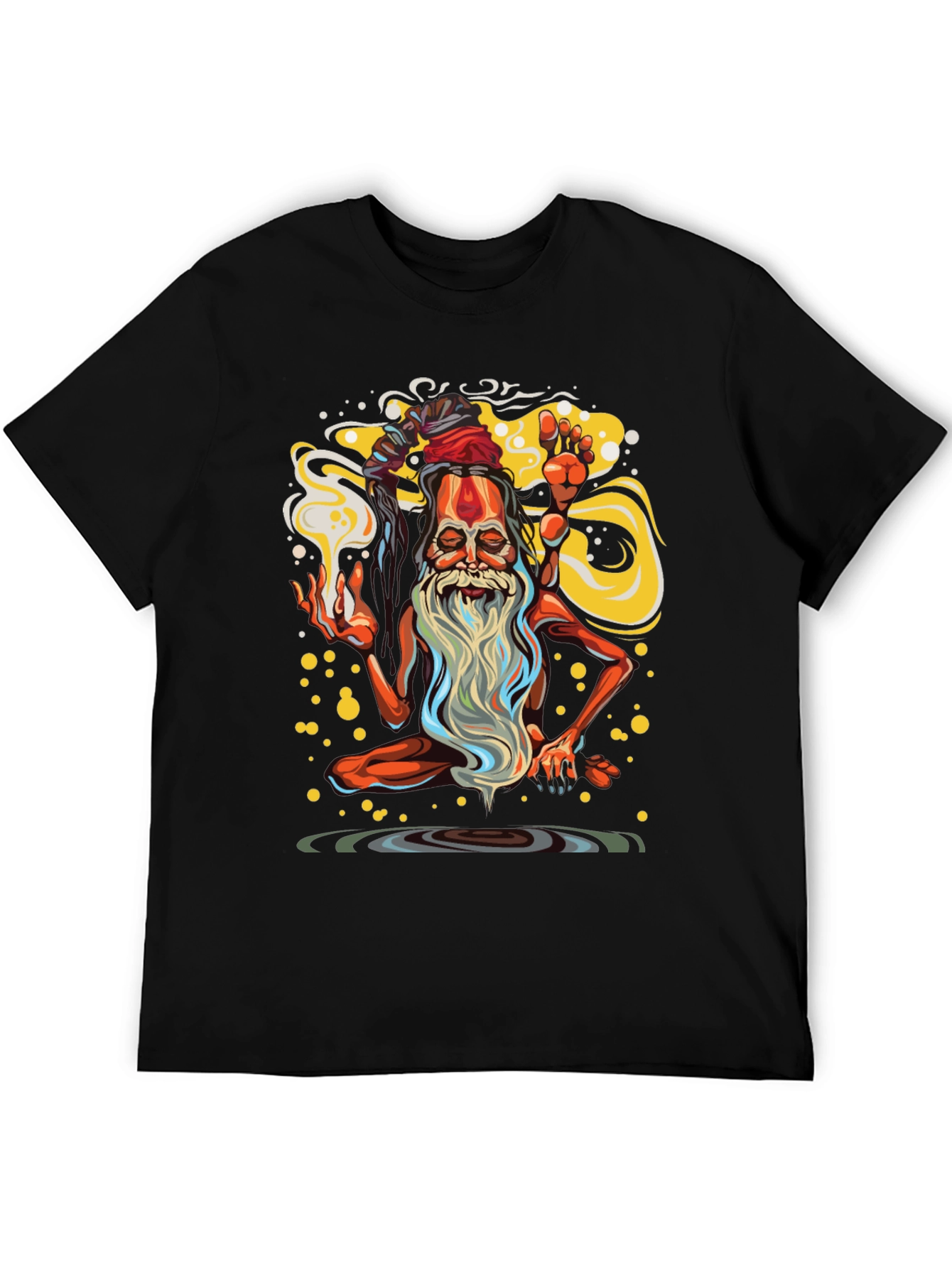 Mystic Yogi Graphic T-Shirt - Spiritual Design