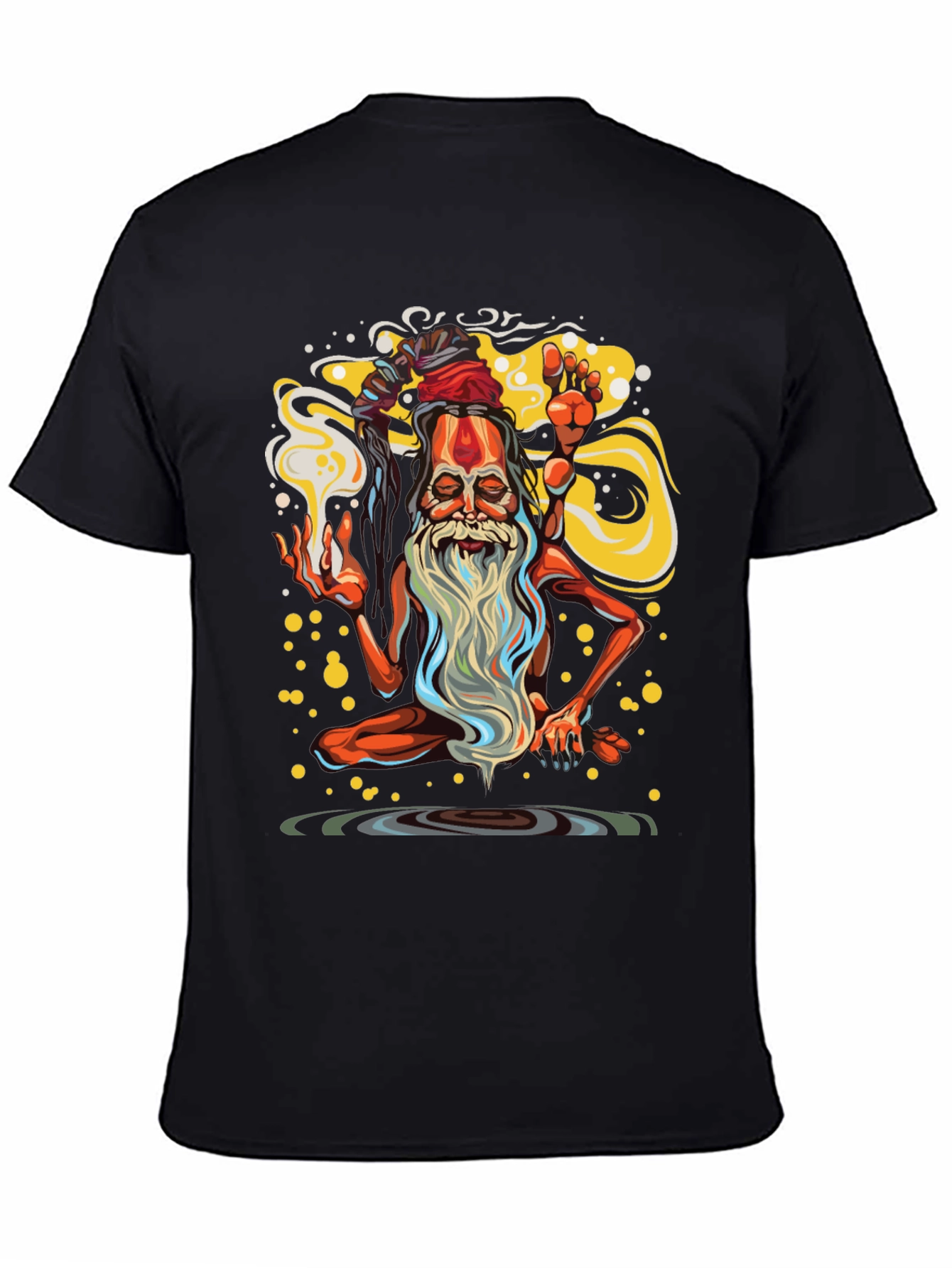 Mystic Yogi Graphic T-Shirt - Spiritual Design