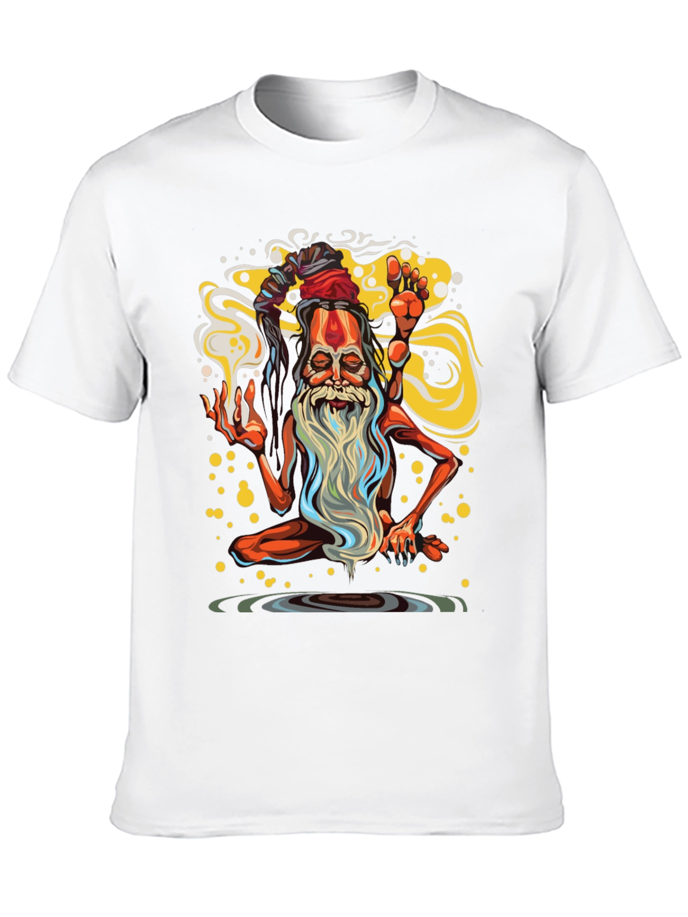 Mystic Yogi Graphic T-Shirt - Spiritual Design