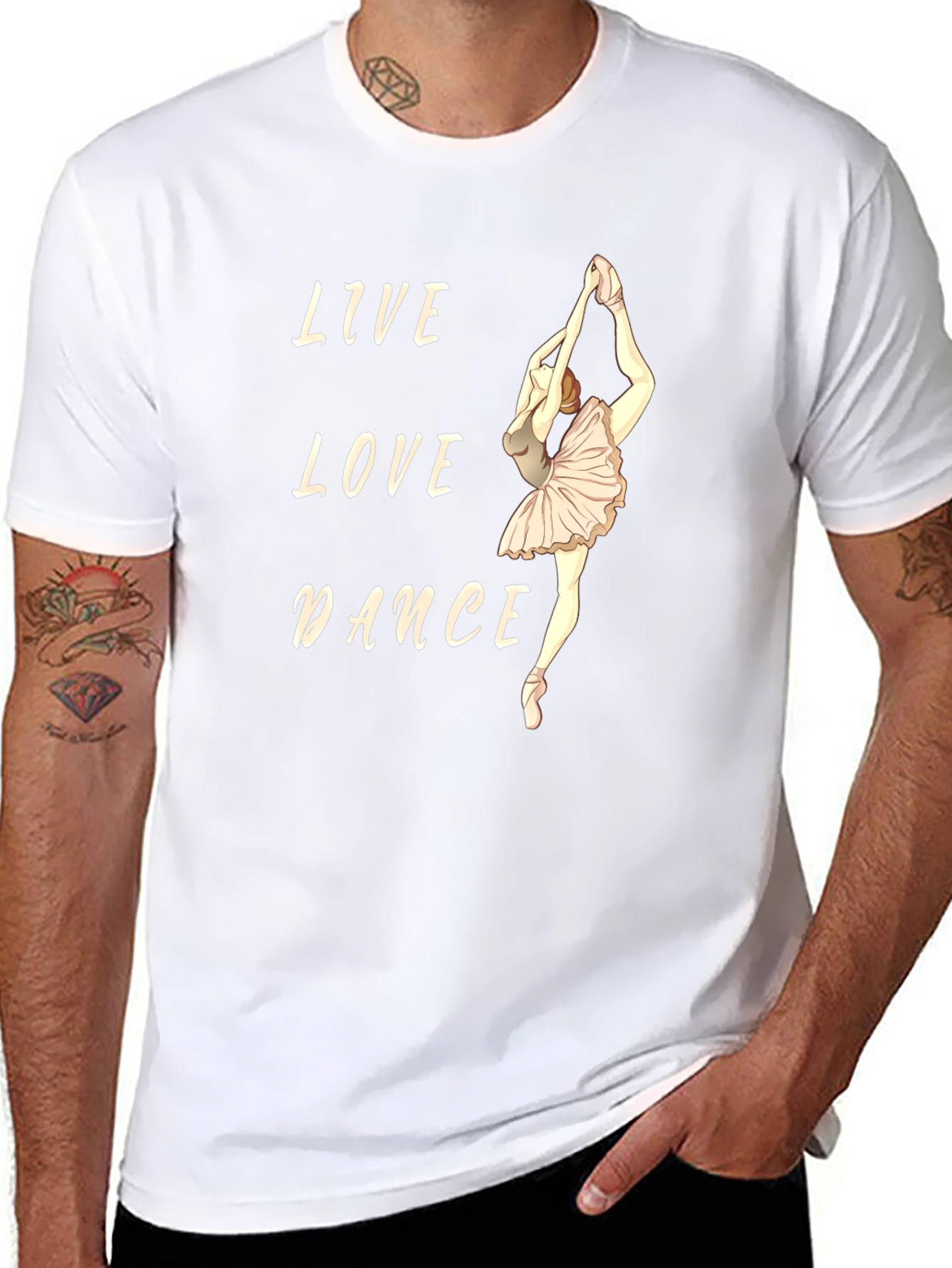 Live Love Dance Graphic T-Shirt
