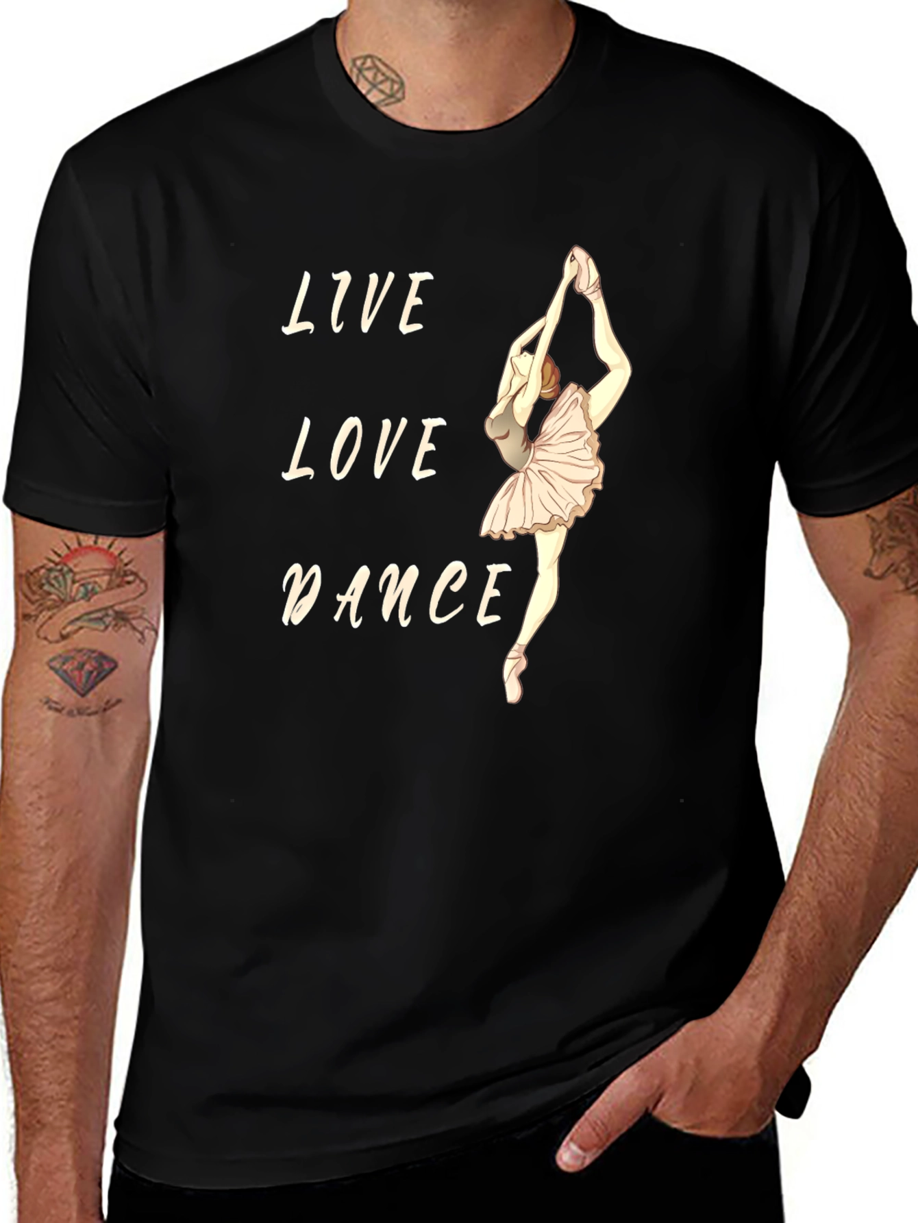 Live Love Dance Graphic T-Shirt