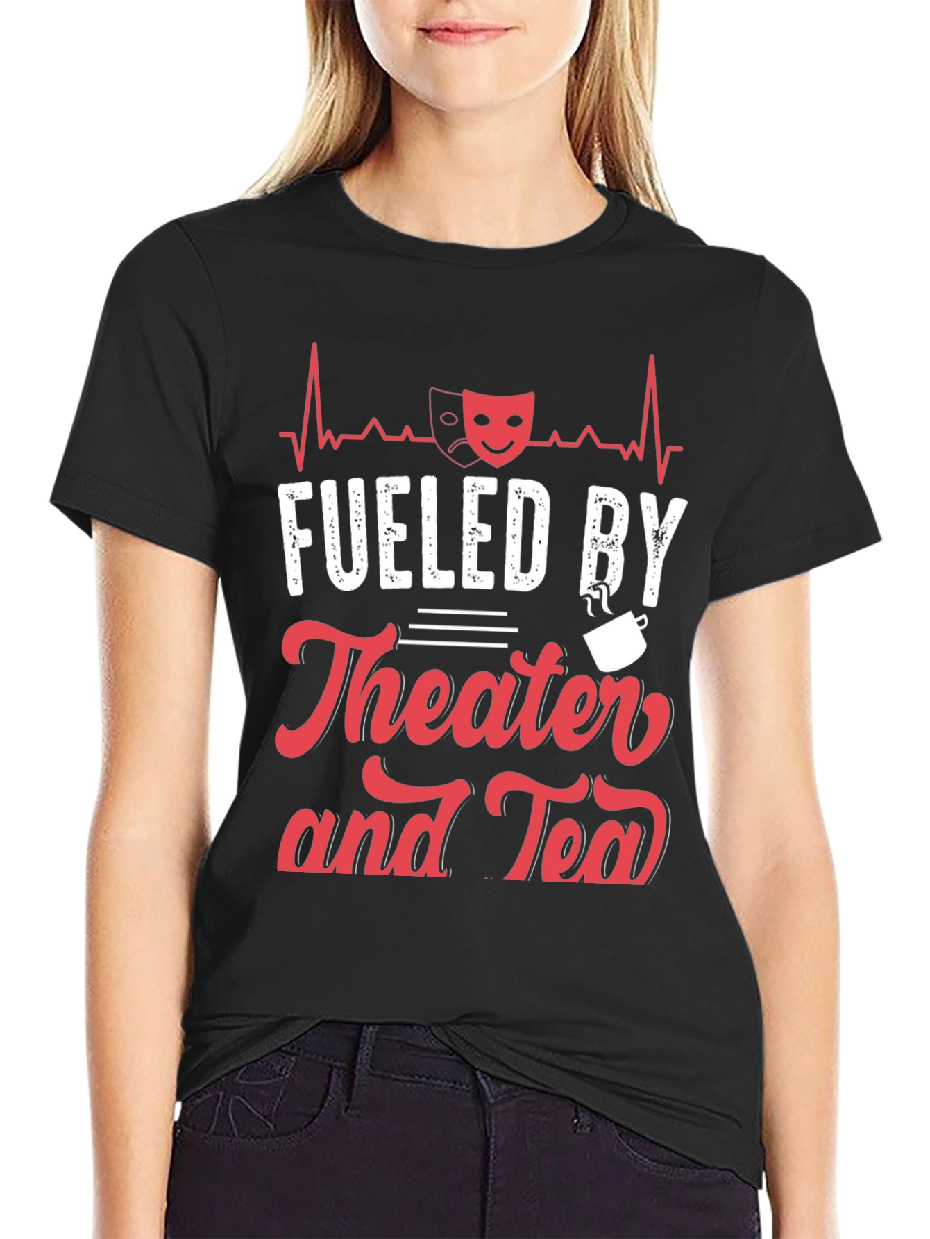 Fueled By Theater and Tea Graphic T-Shirt