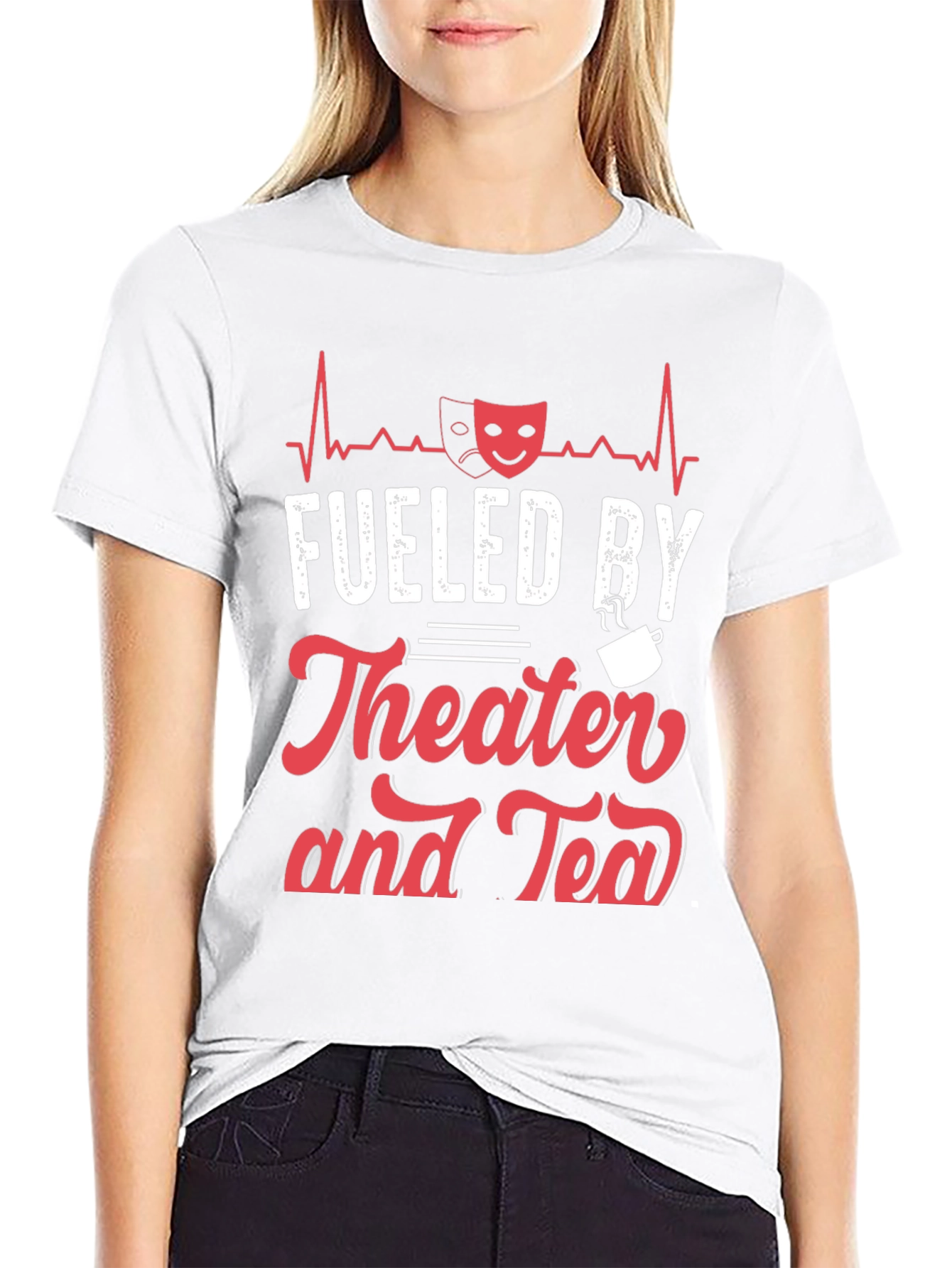 Fueled By Theater and Tea Graphic T-Shirt