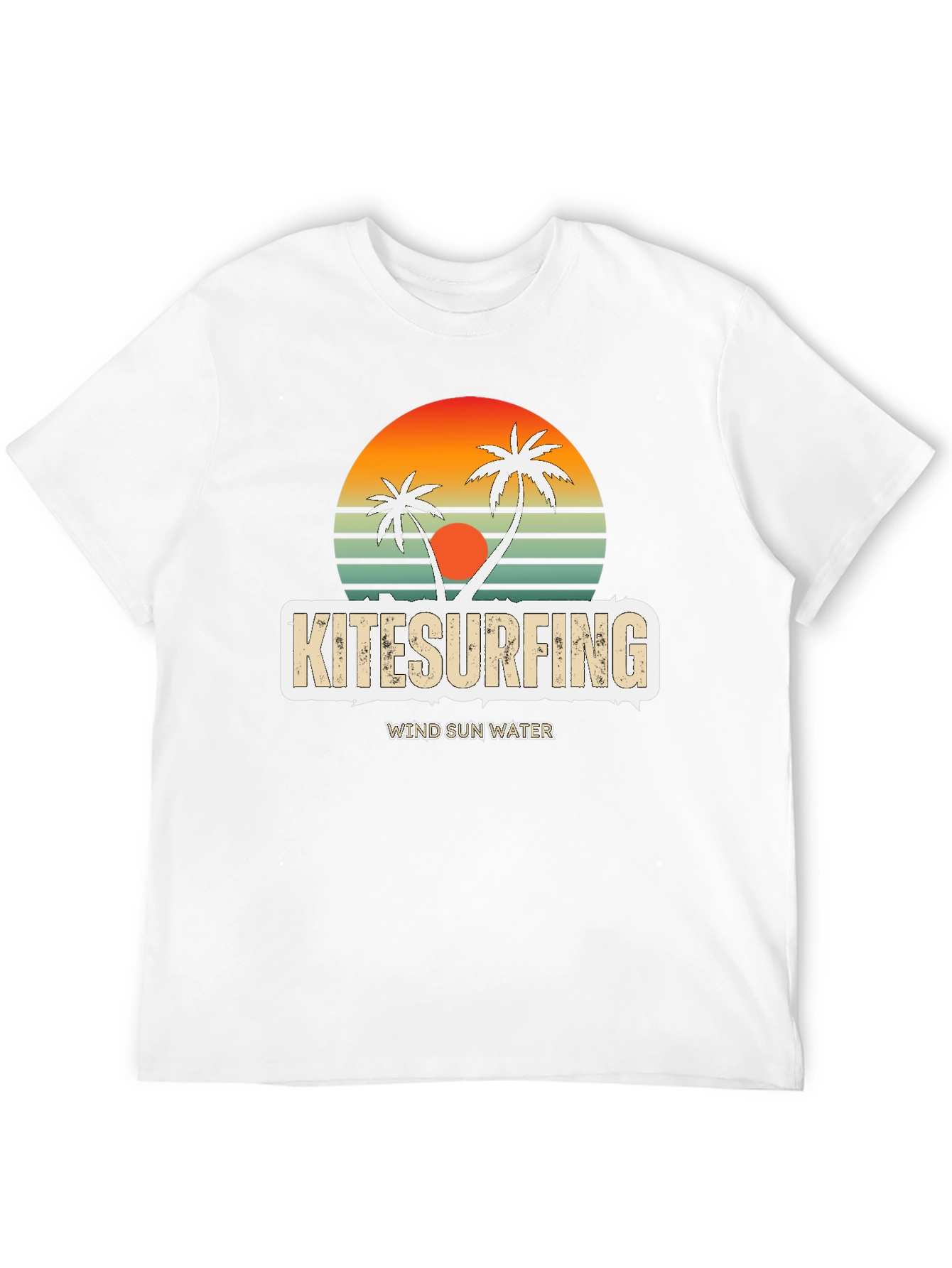 Kitesurfing Retro Sunset Tee