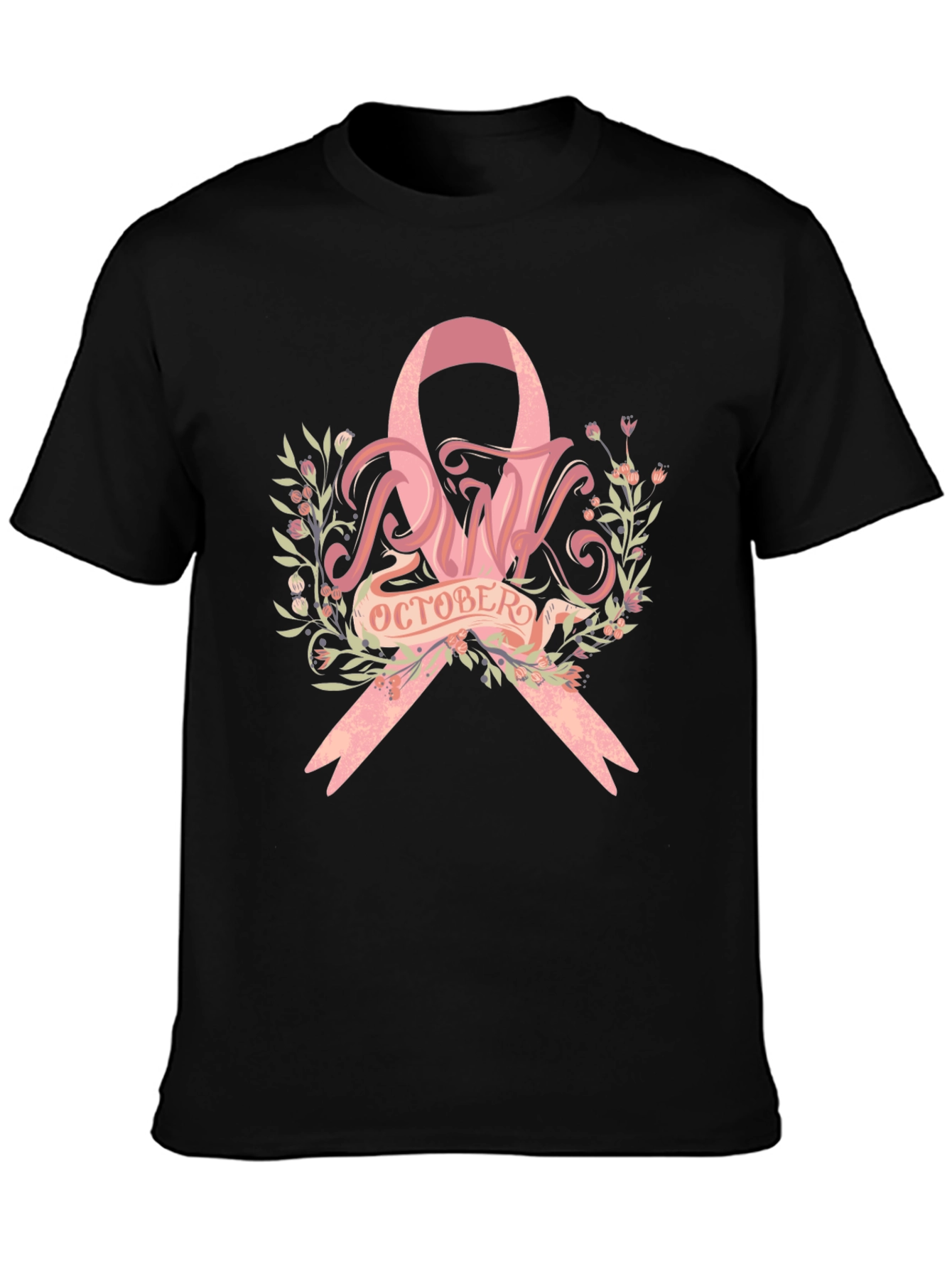 Pink October Breast Cancer Awareness T-Shirt