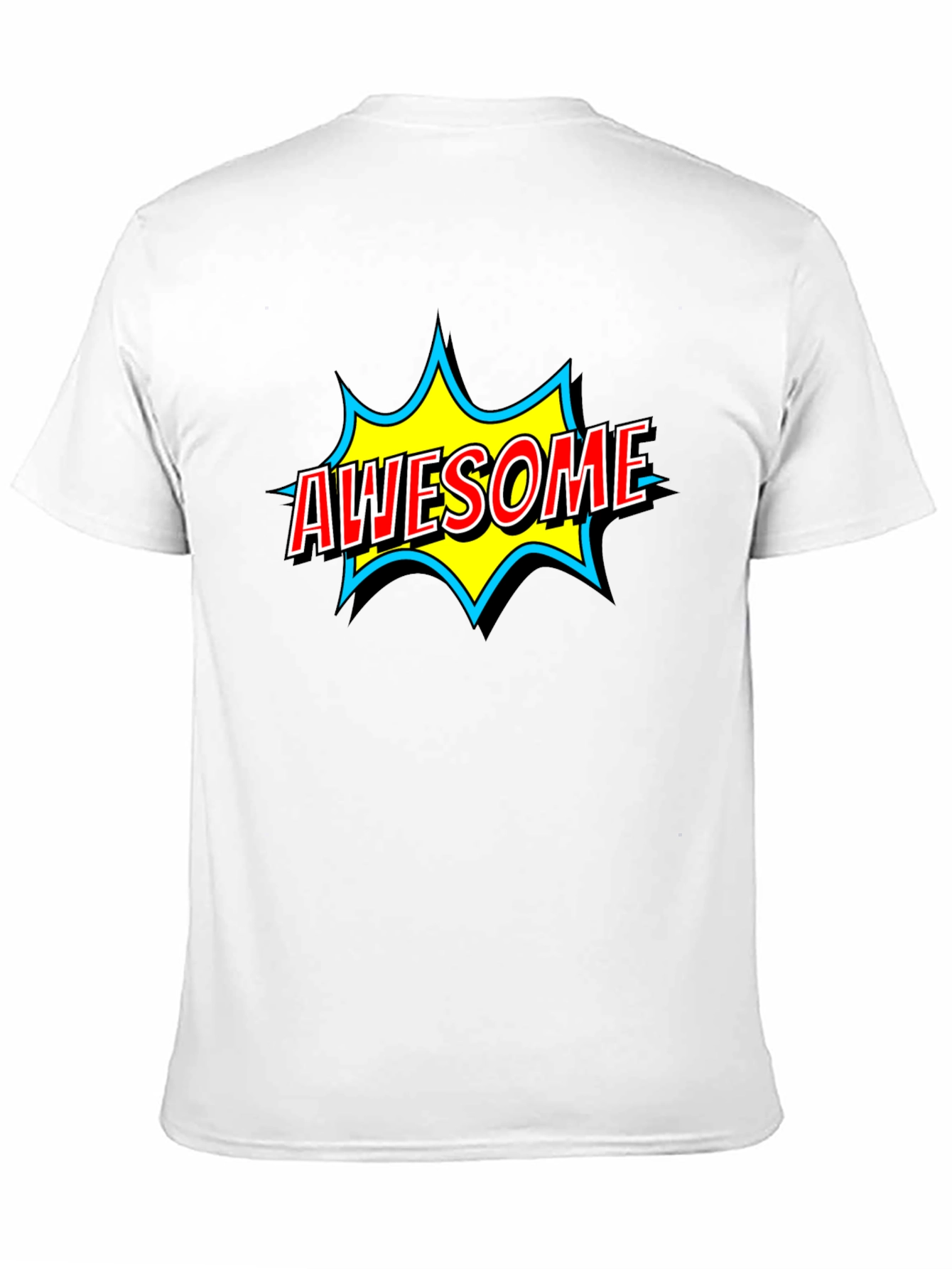 Awesome Graphic Print Black T-Shirt