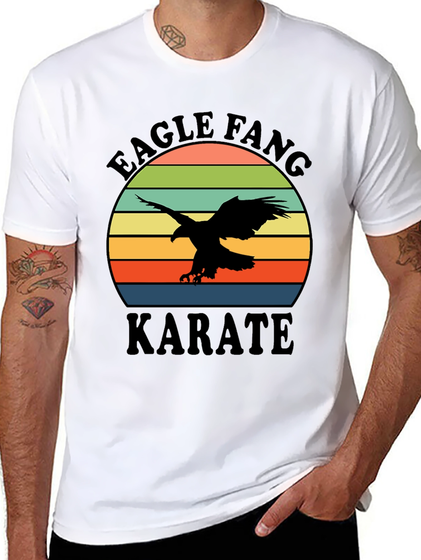 Eagle Fang Karate T-Shirt Retro Design