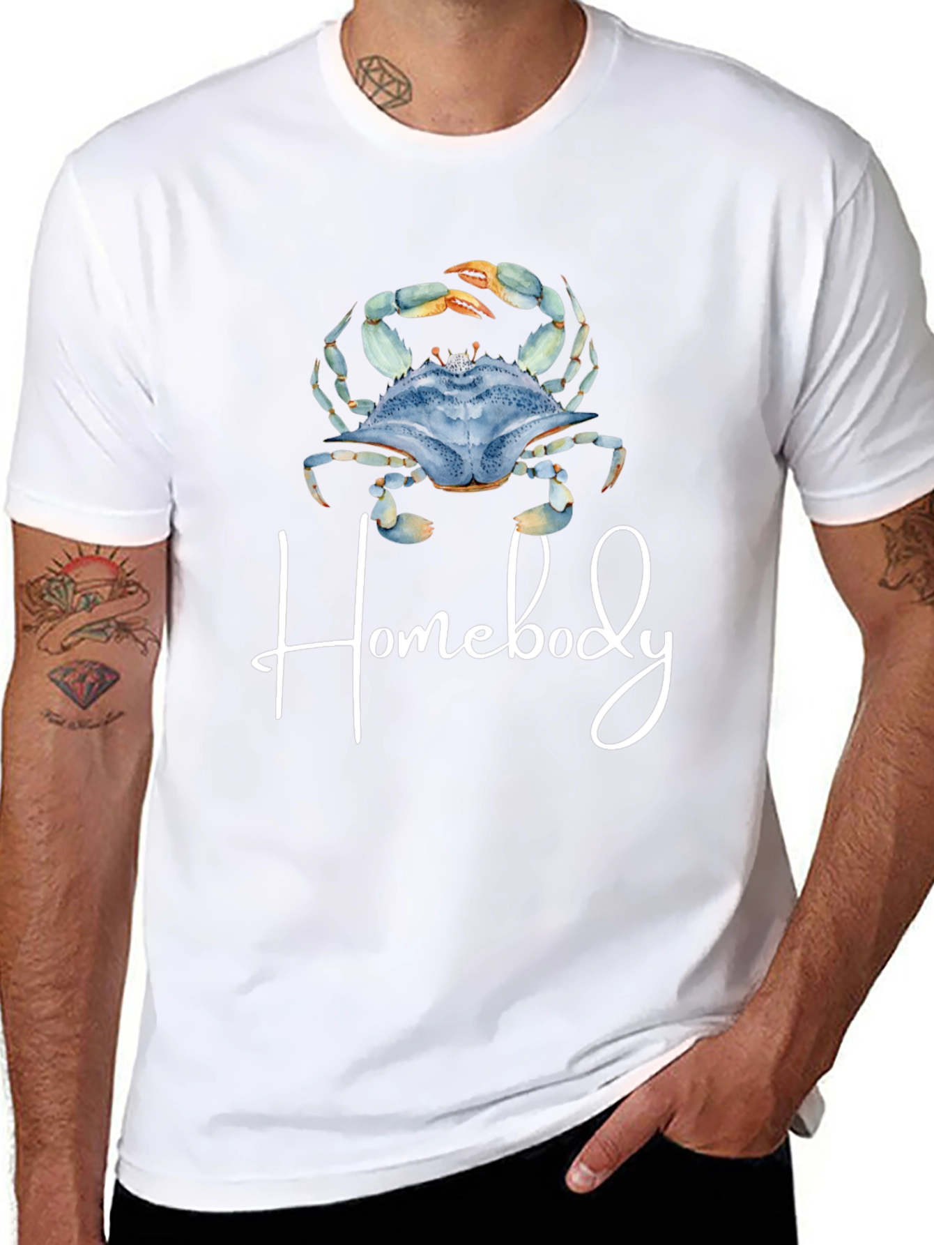 Homebody Crab T-Shirt - Black