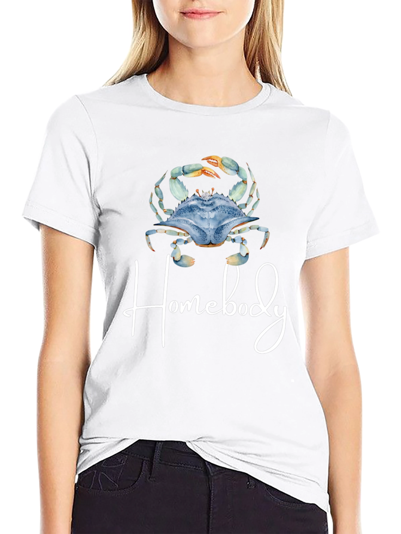 Homebody Crab T-Shirt - Black