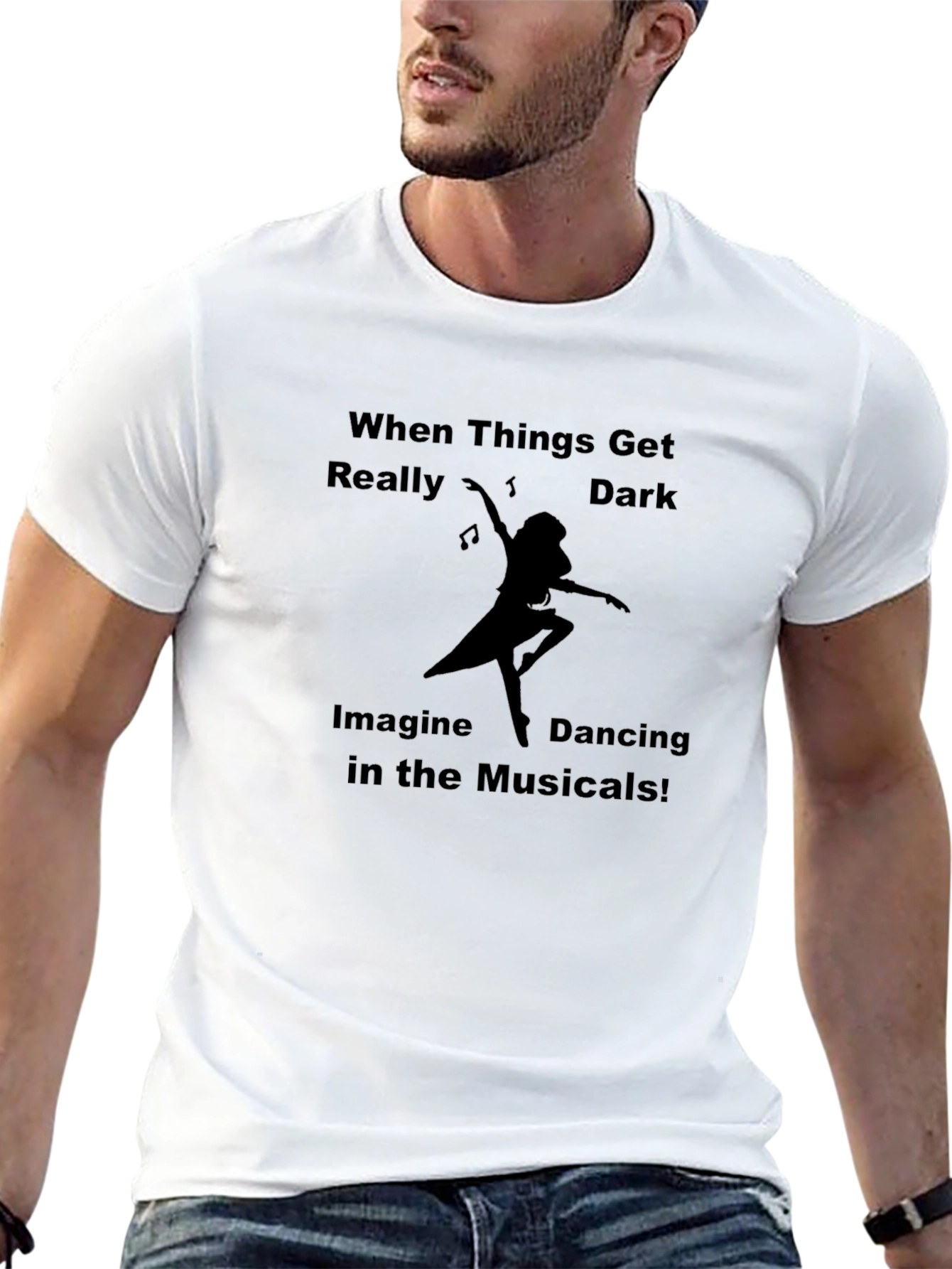 Dancing in Musicals Black T-Shirt
