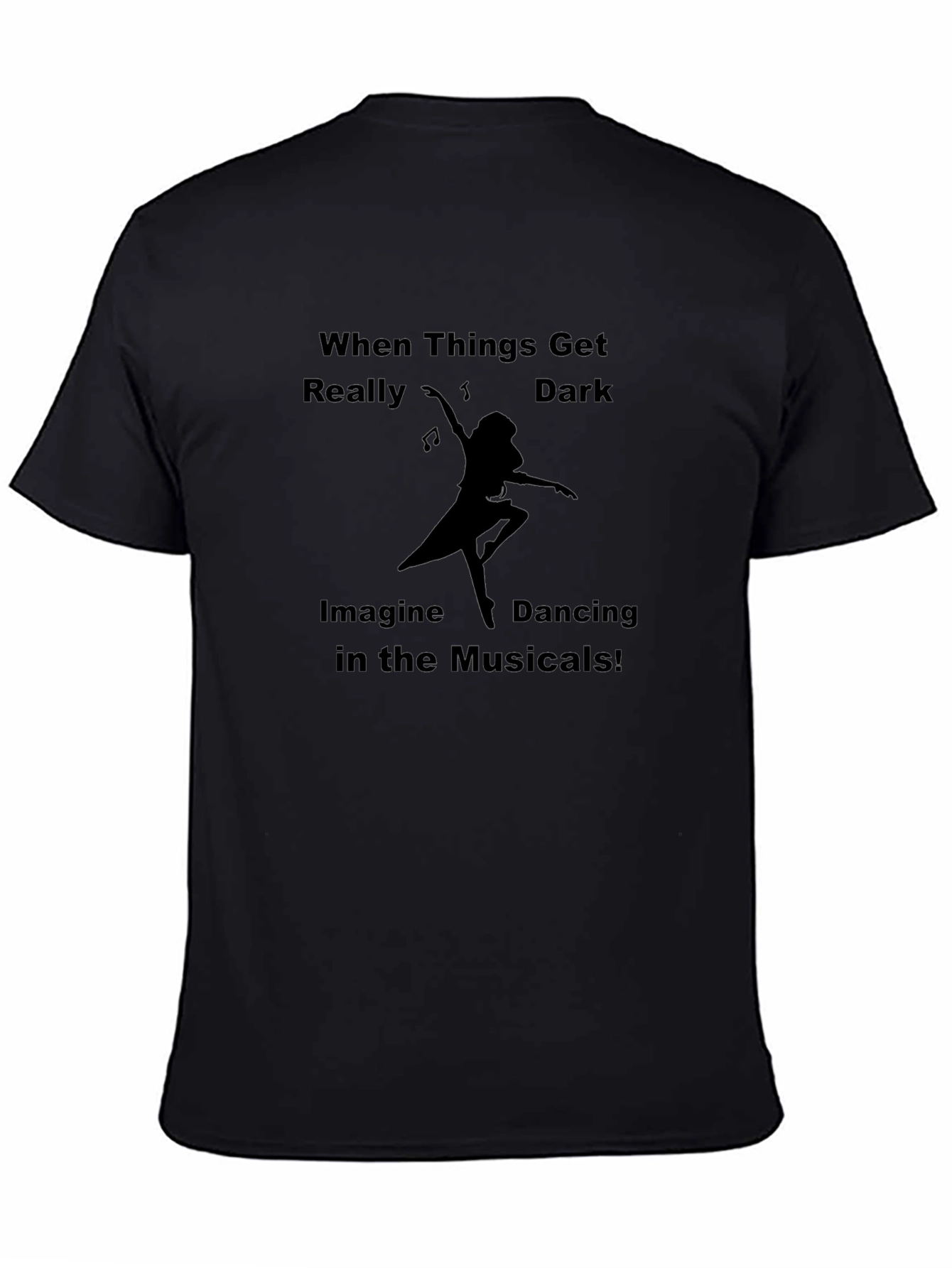 Dancing in Musicals Black T-Shirt