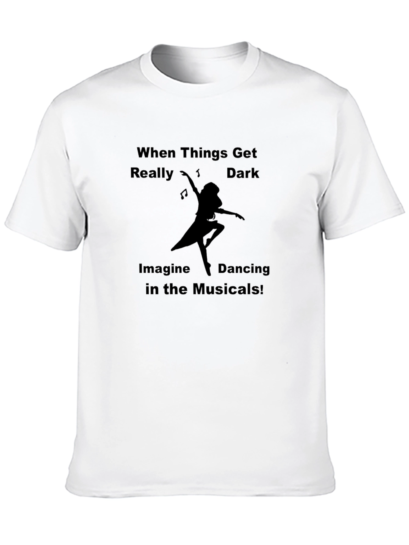Dancing in Musicals Black T-Shirt