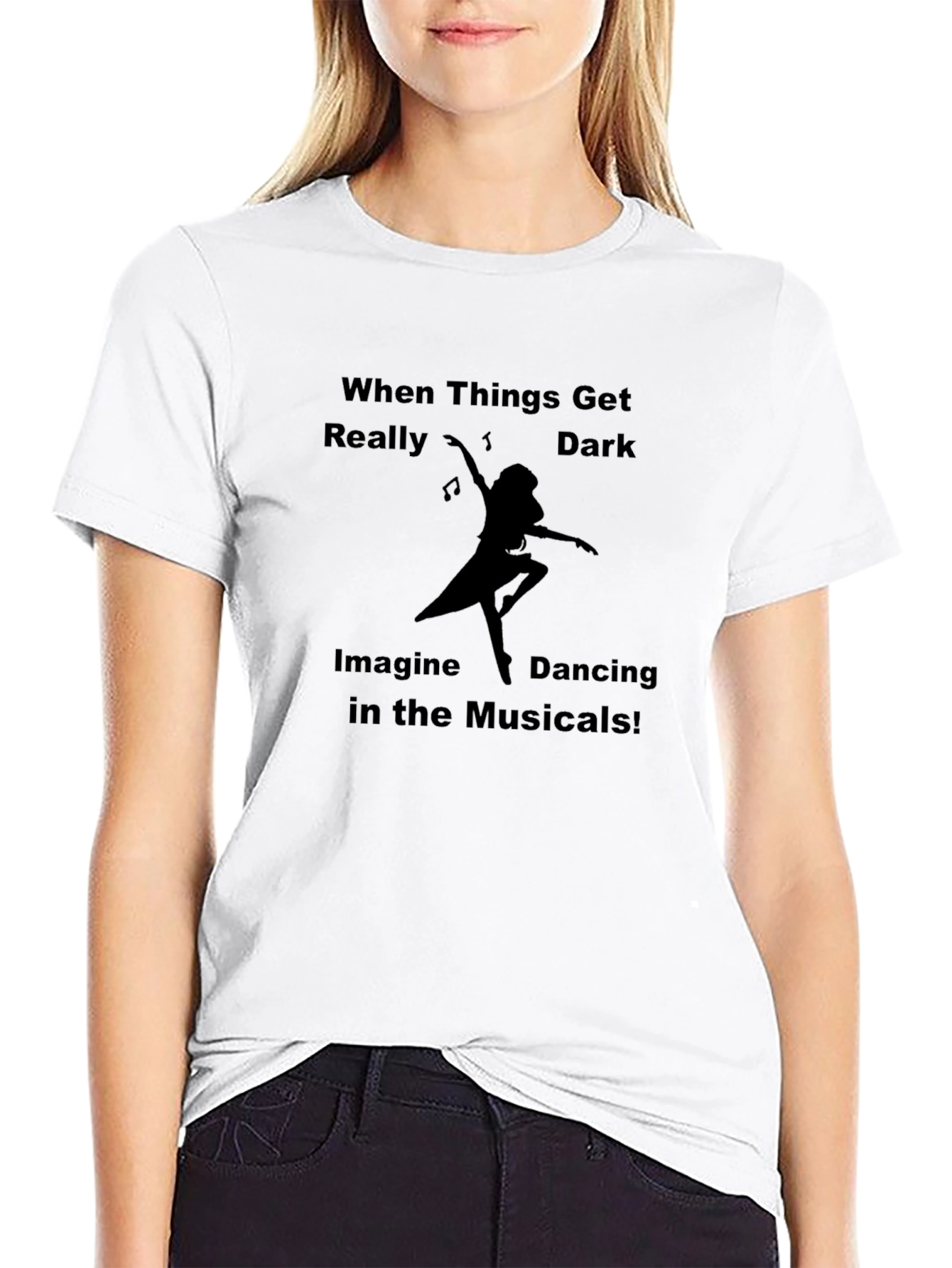 Dancing in Musicals Black T-Shirt