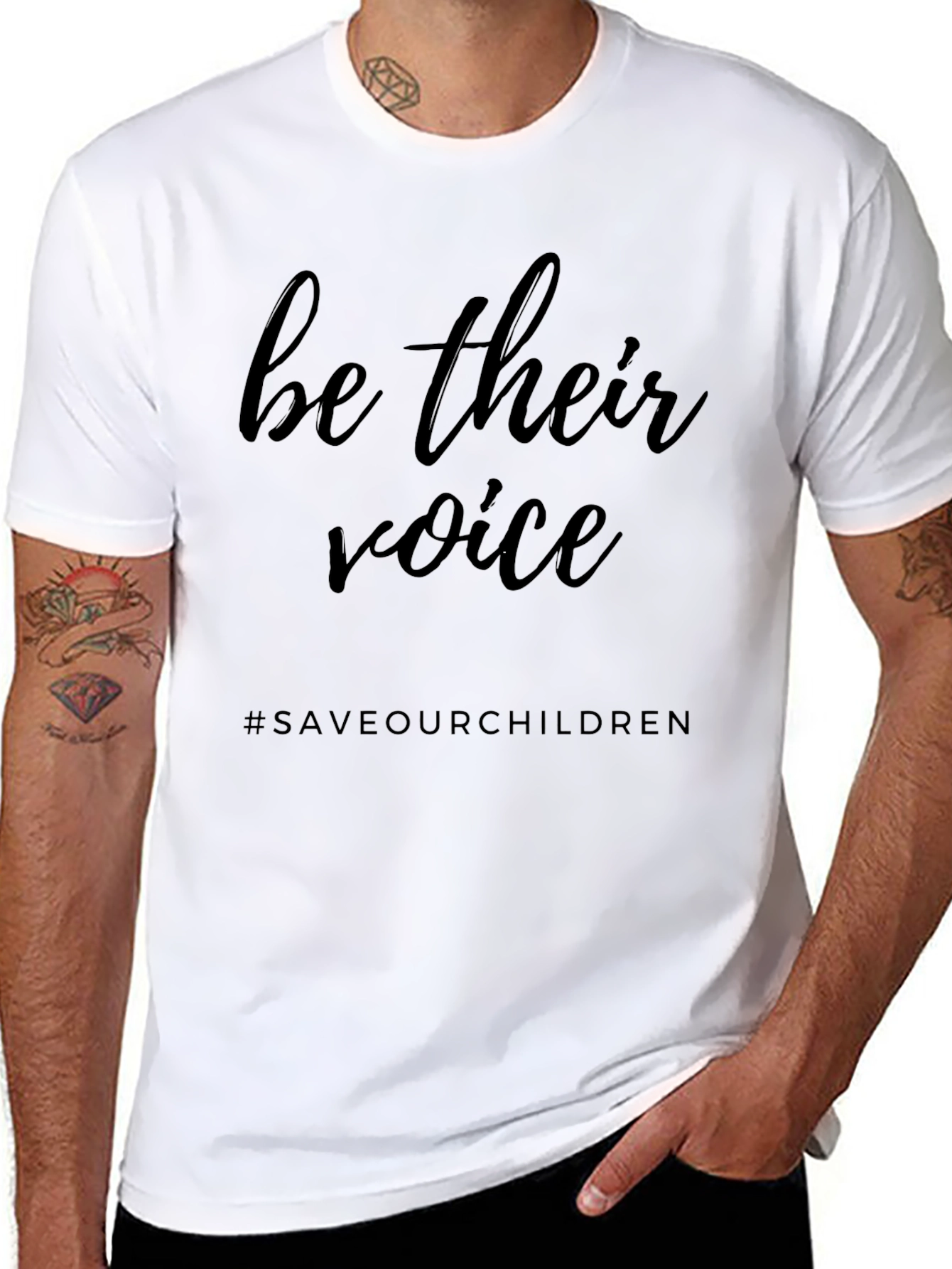 Be Their Voice T-Shirt - Save Our Children