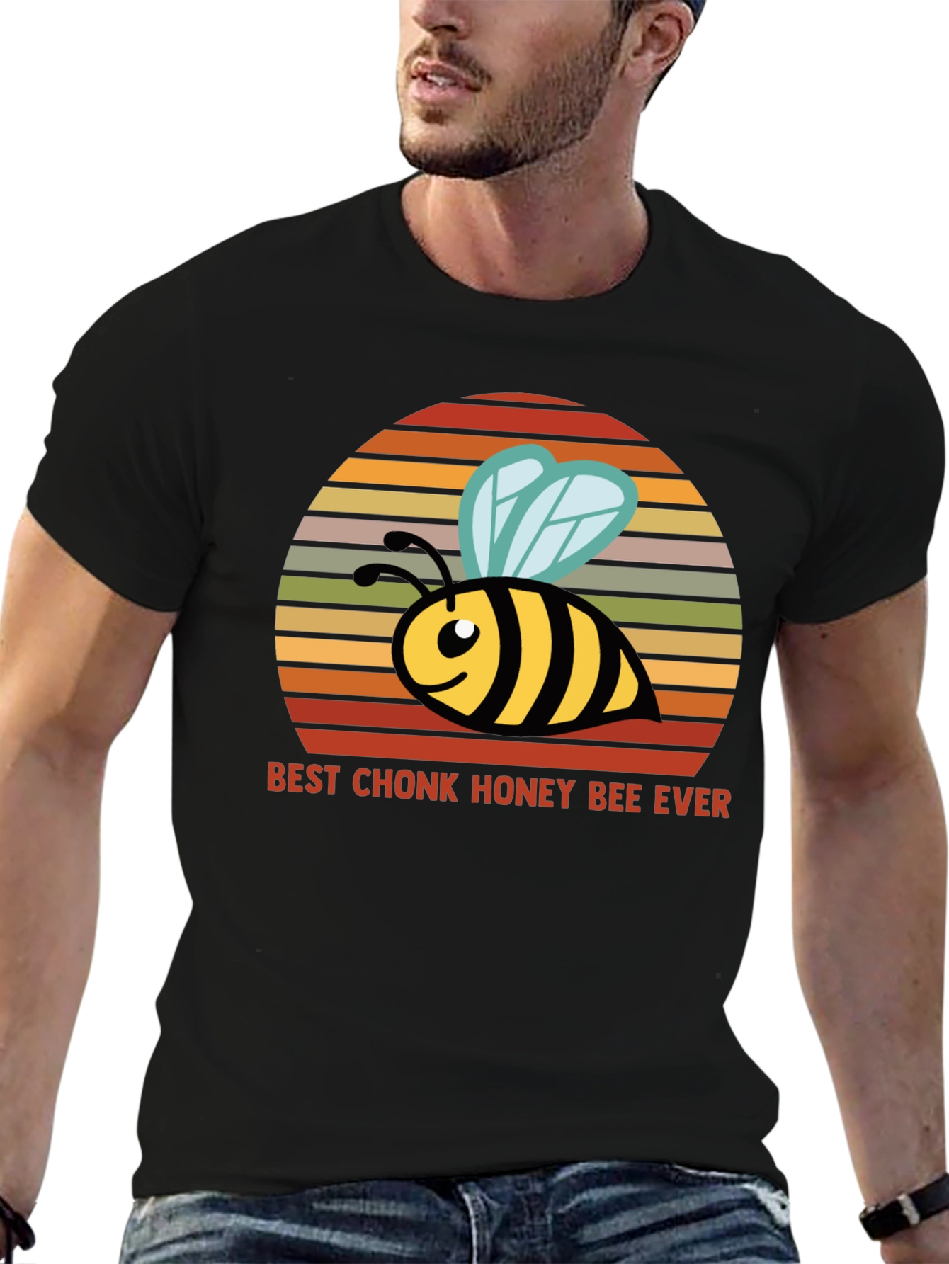 Chonk Honey Bee T-Shirt - Funny Bee Lover Tee