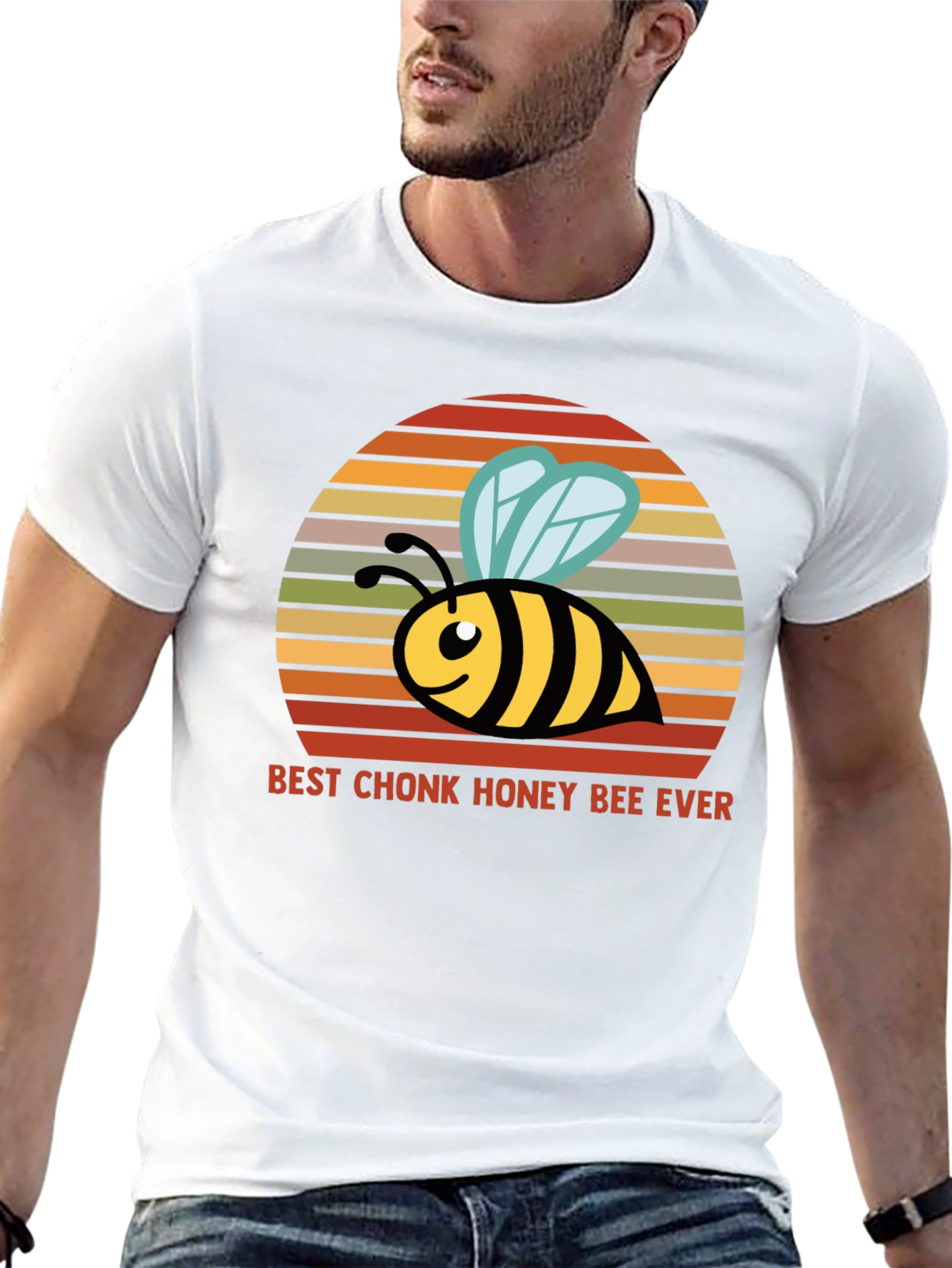 Chonk Honey Bee T-Shirt - Funny Bee Lover Tee