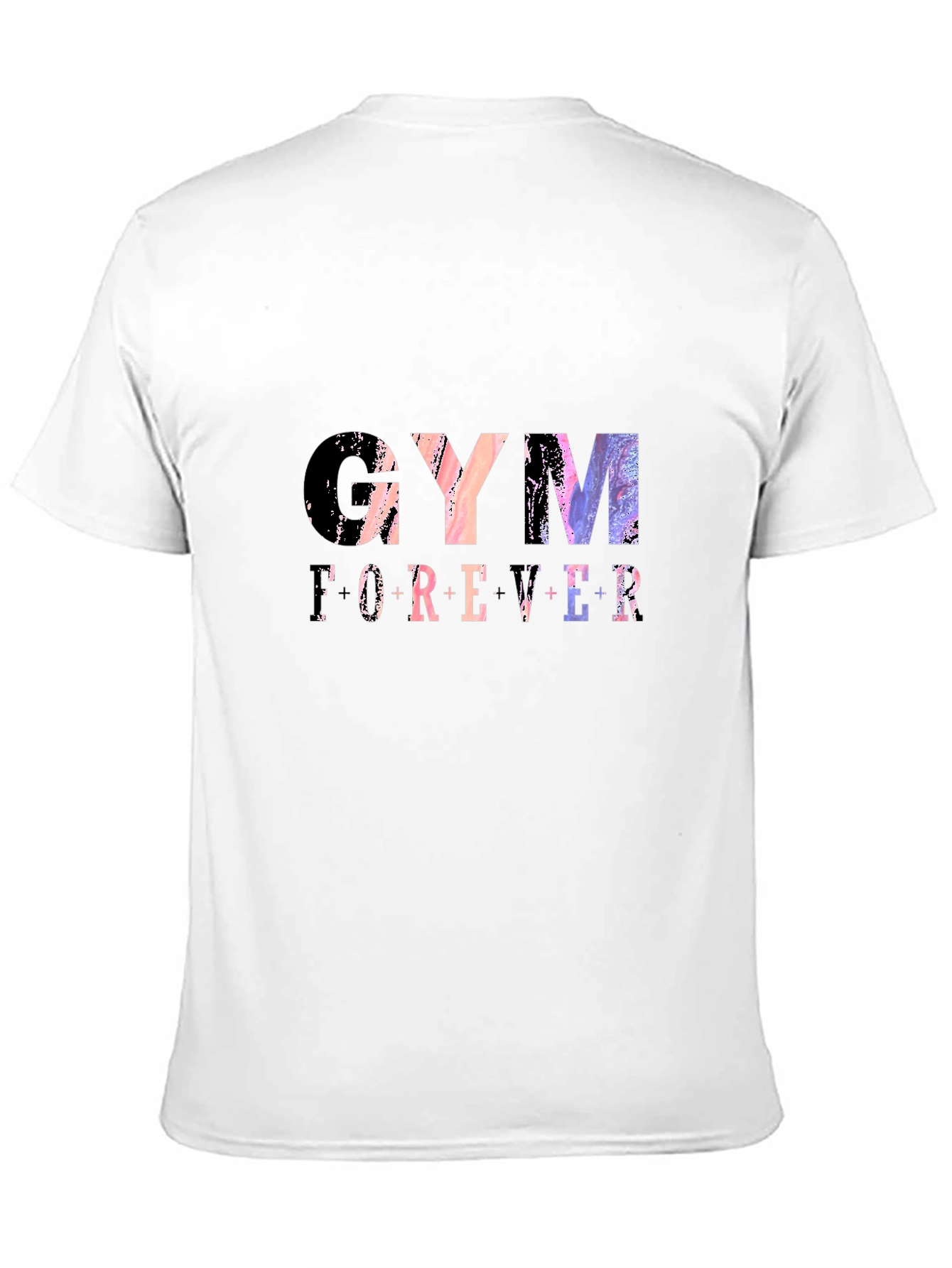 Gym Forever Graphic Tee - Black Cotton T-Shirt