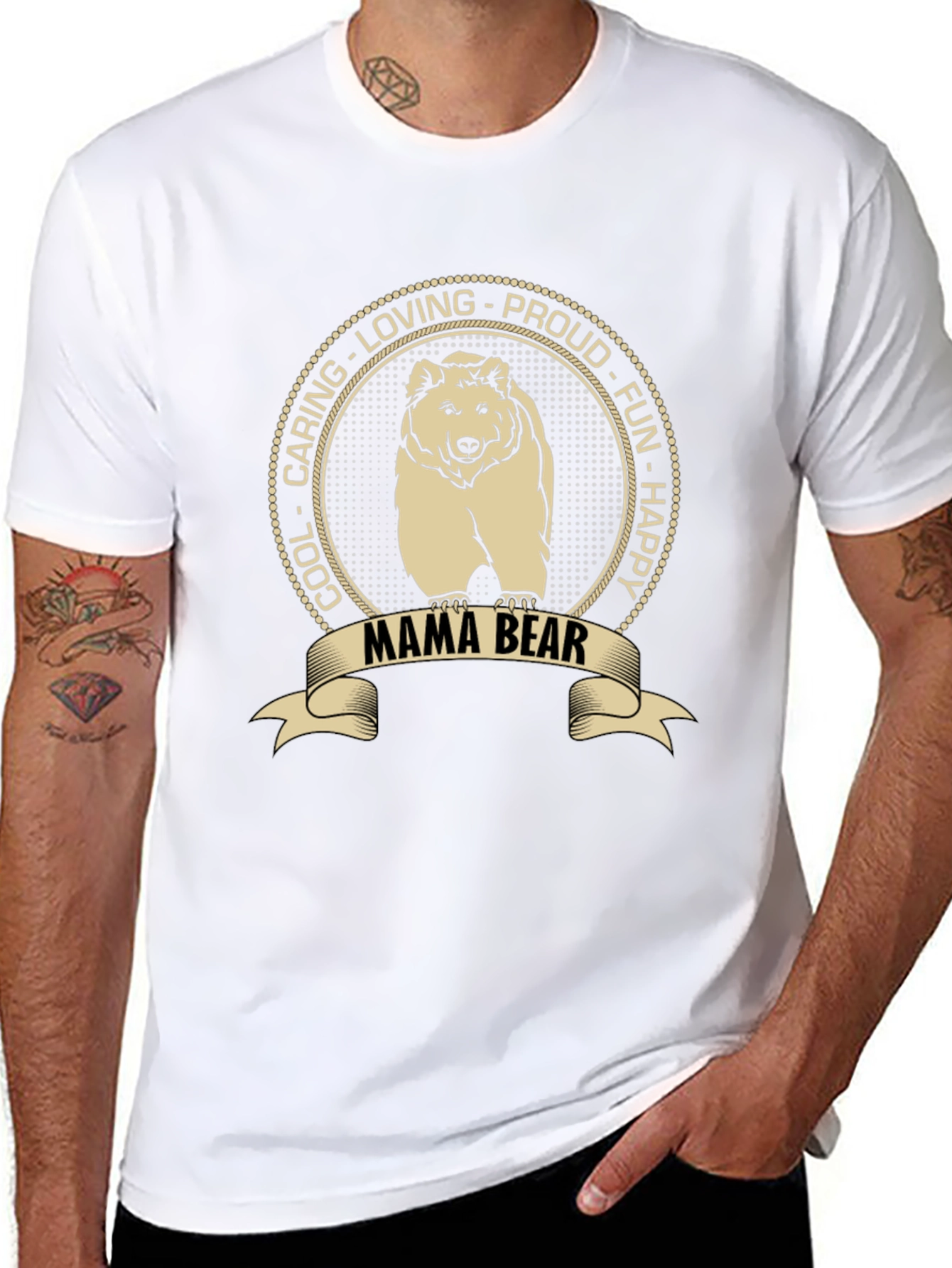 Mama Bear Graphic Tee - Soft & Stylish