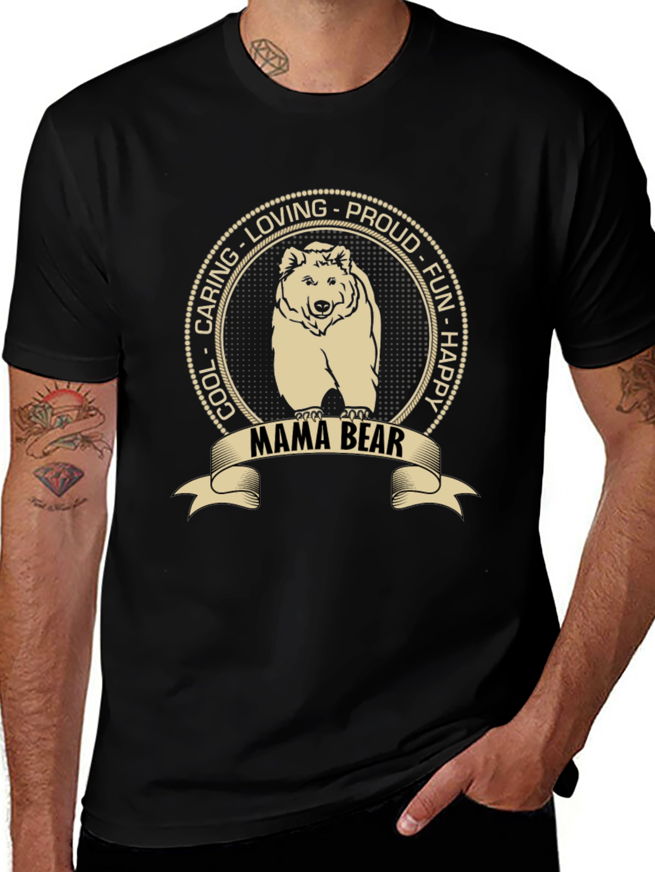 Mama Bear Graphic Tee - Soft & Stylish
