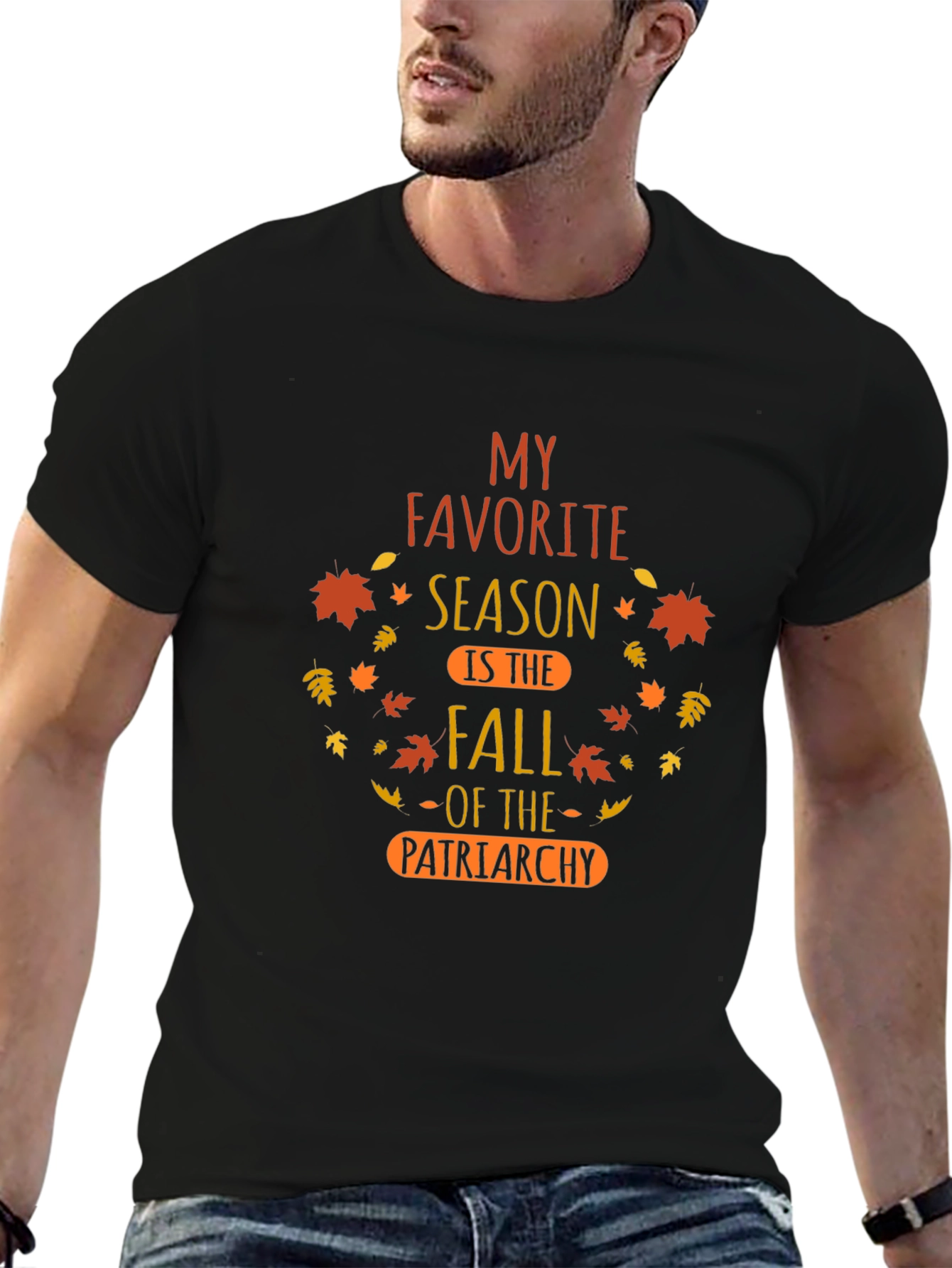 Fall of Patriarchy Graphic Tee - Autumn Season T-Shirt