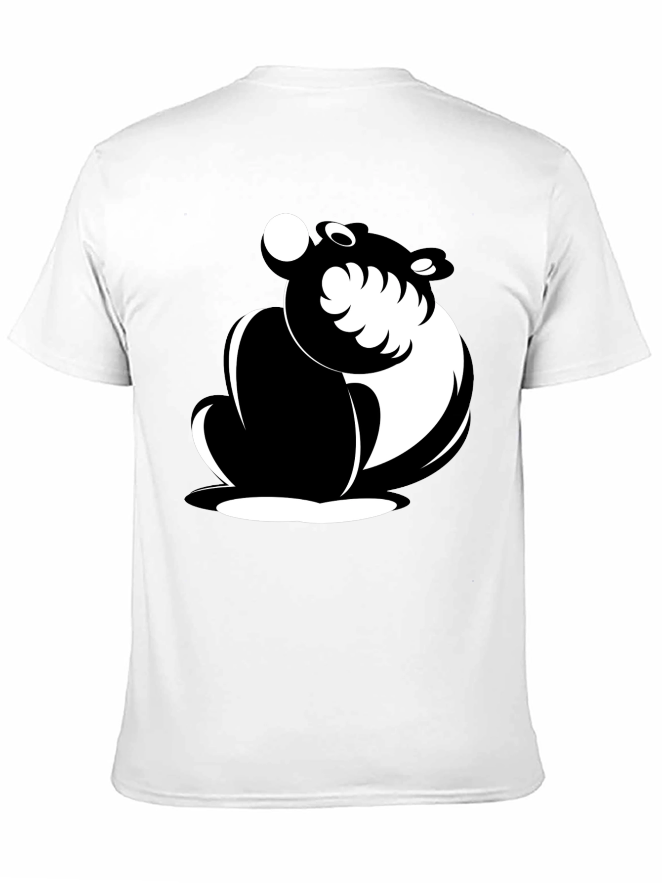 Stylish Black T-Shirt with Panda Graphic