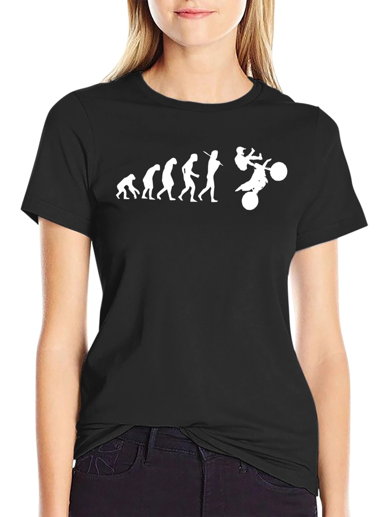 Evolution of Motocross T-Shirt - Black