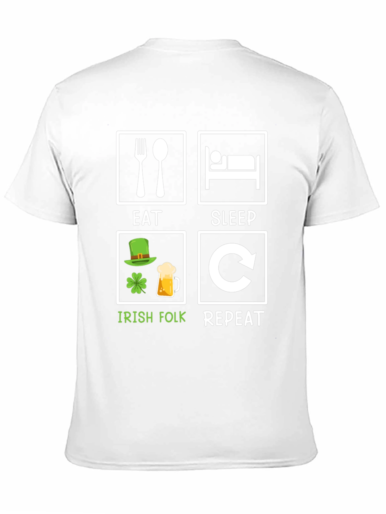 Eat Sleep Irish Folk Repeat T-Shirt