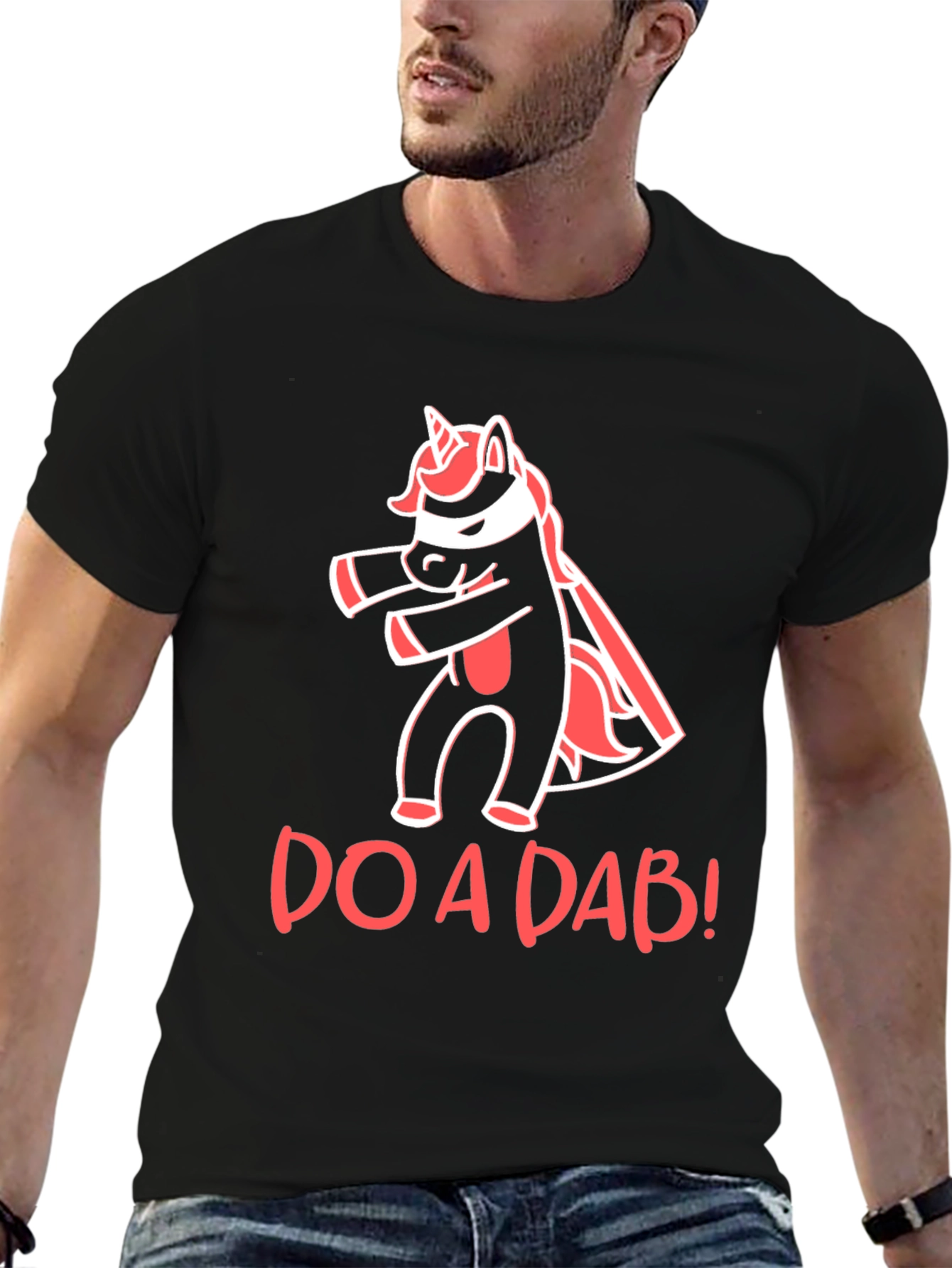 Dabbing Unicorn Graphic Tee