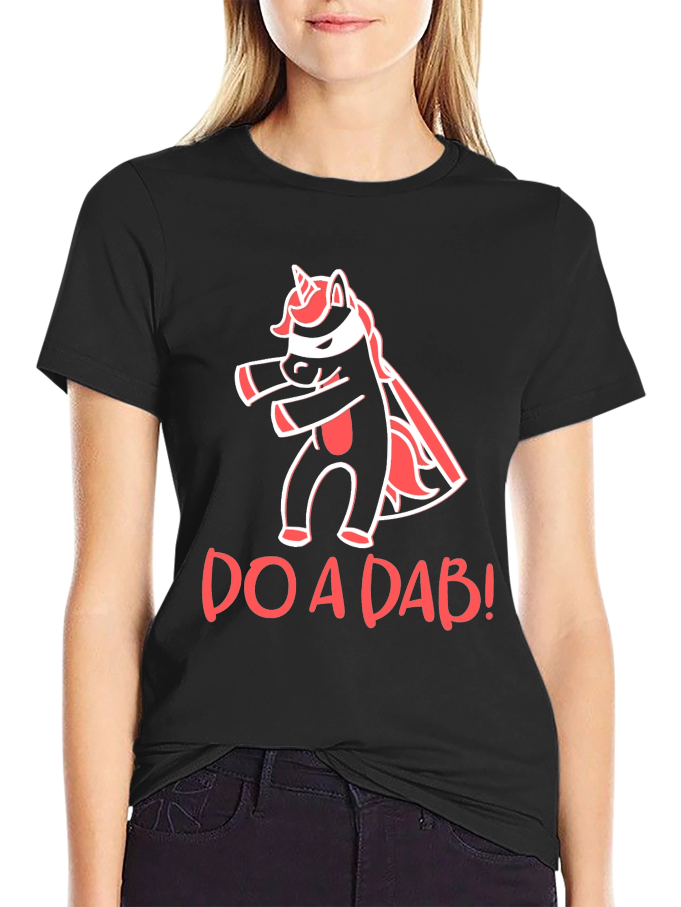 Dabbing Unicorn Graphic Tee
