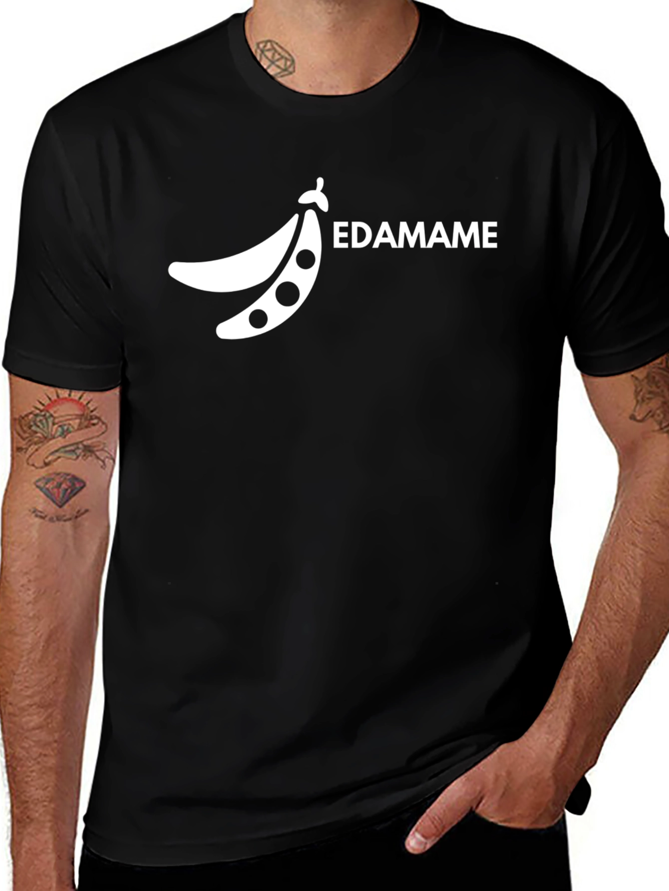 Edamame Graphic Tee - Novelty Food Lovers T-Shirt