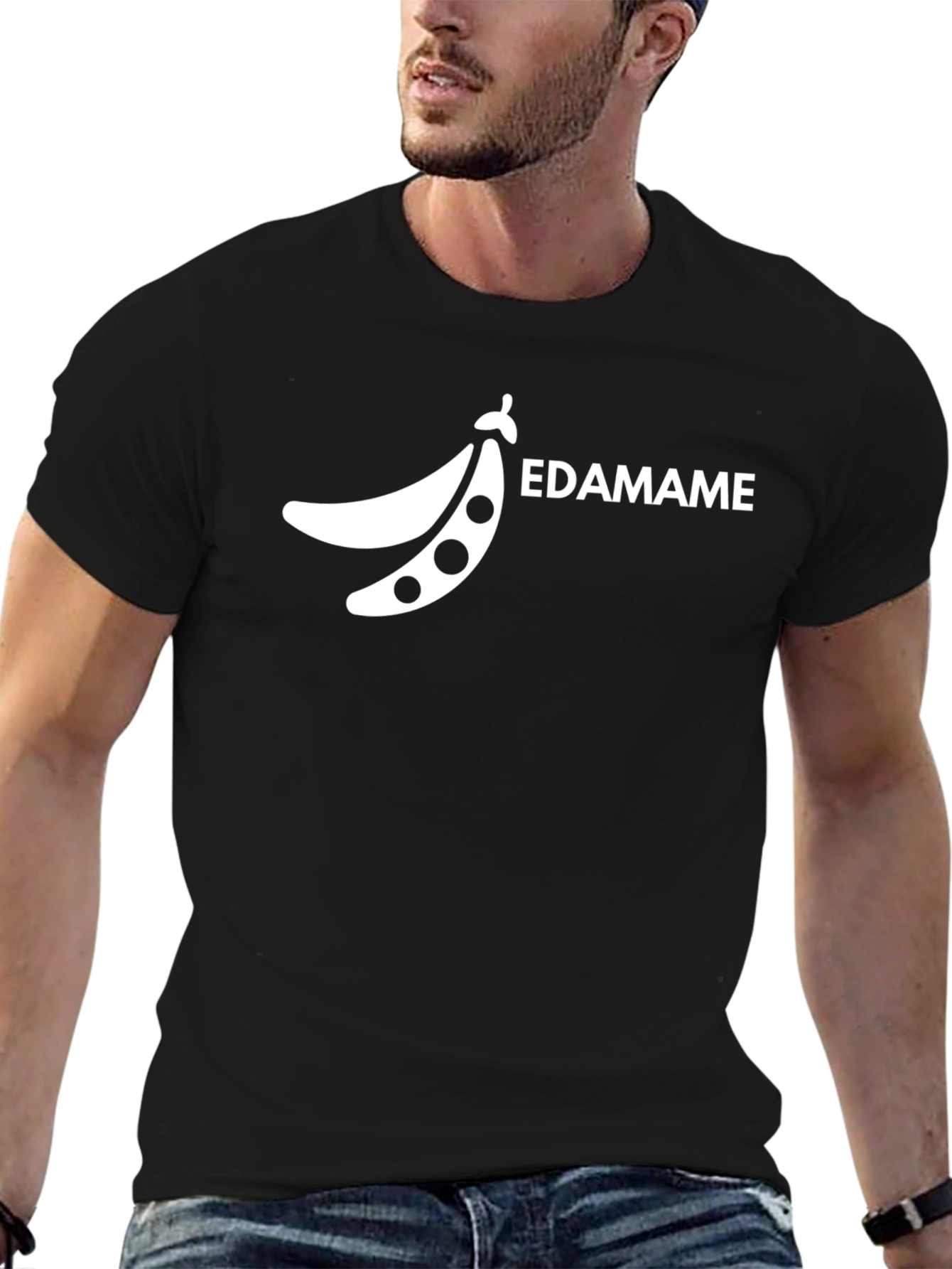 Edamame Graphic Tee - Novelty Food Lovers T-Shirt