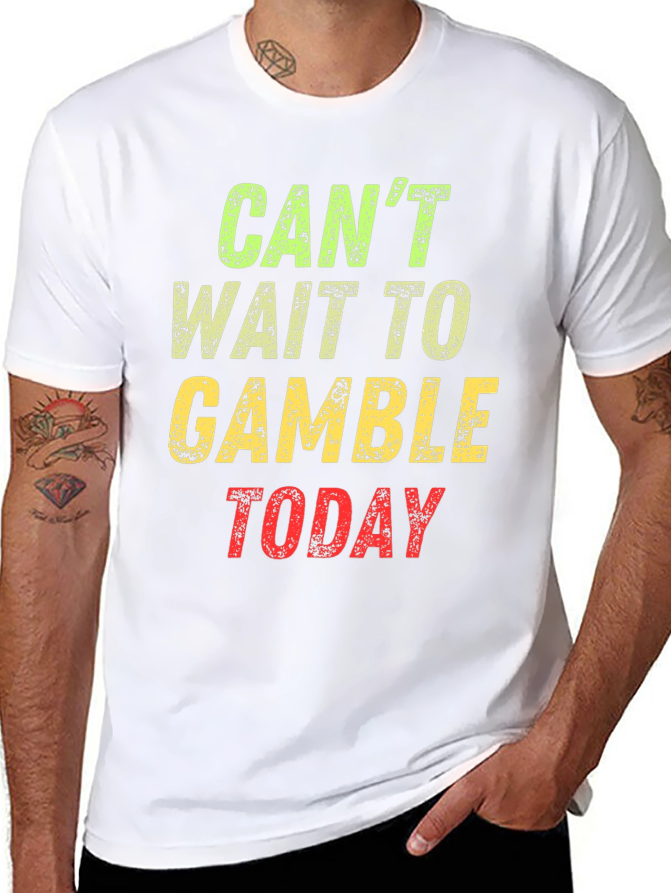 Cant Wait to Gamble Today Graphic T-Shirt