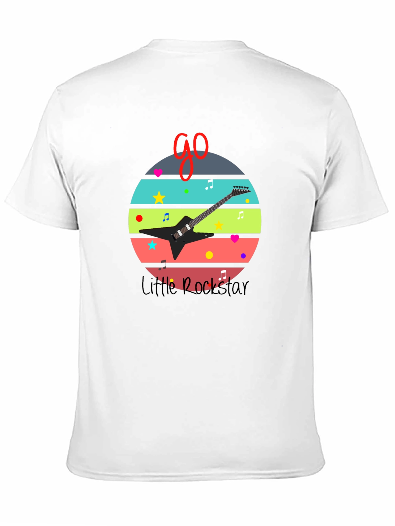Little Rockstar Graphic Tee - Music Lovers T-Shirt